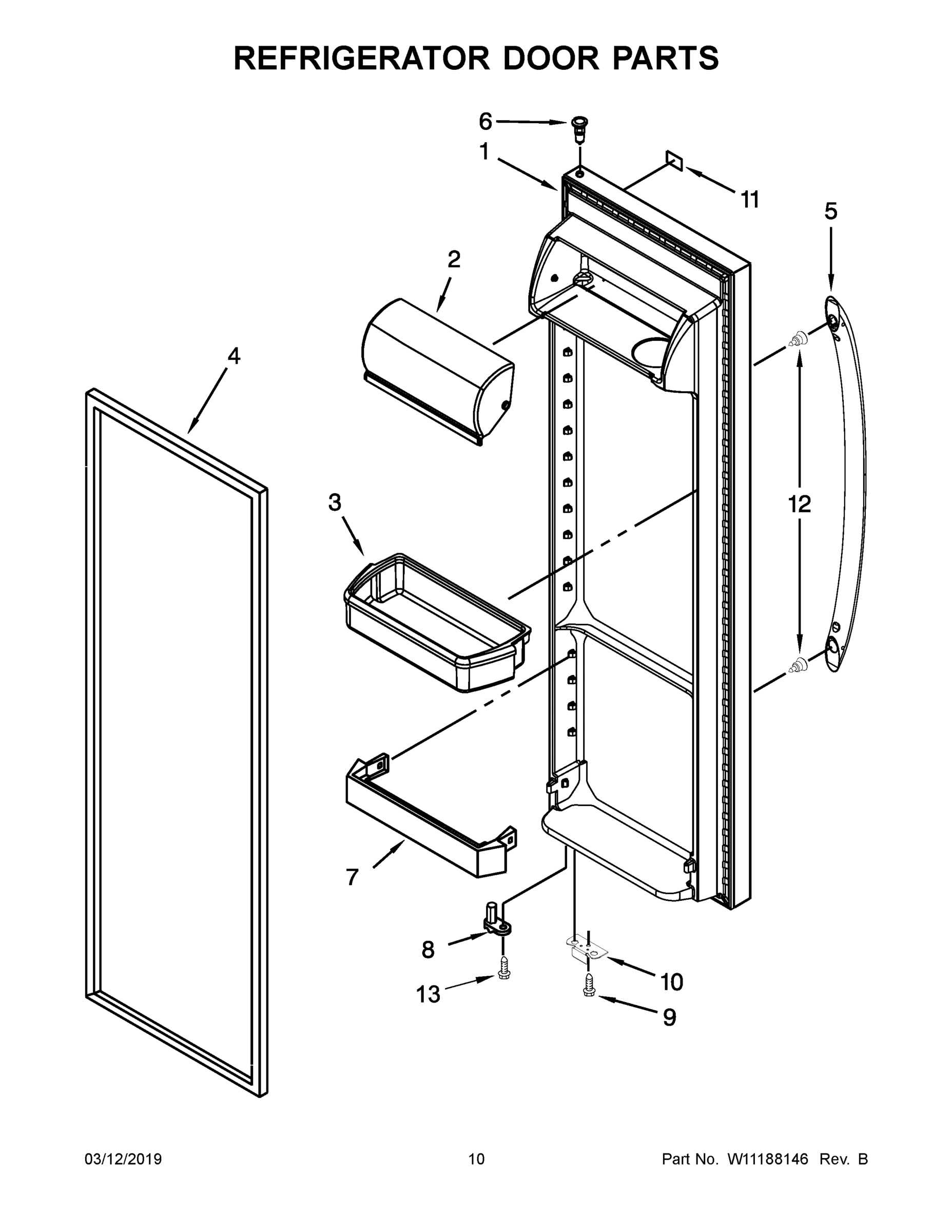 06 - REFRIGERATOR DOOR PARTS