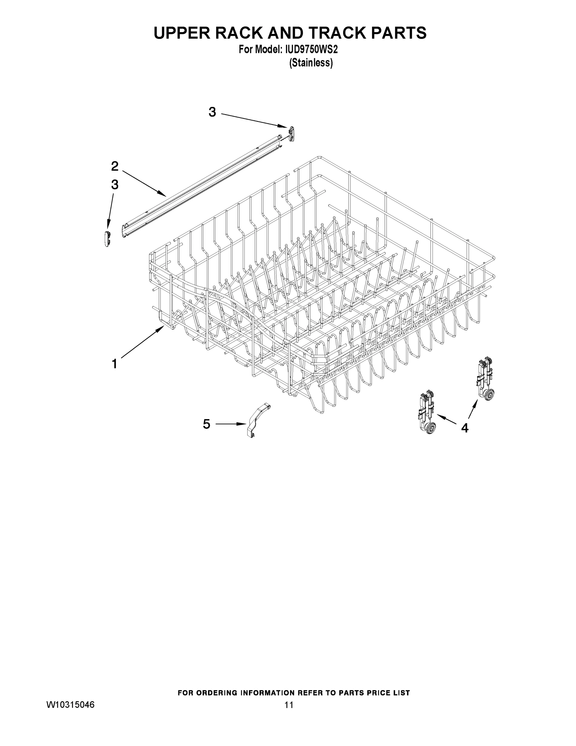 09 - UPPER RACK AND TRACK PARTS