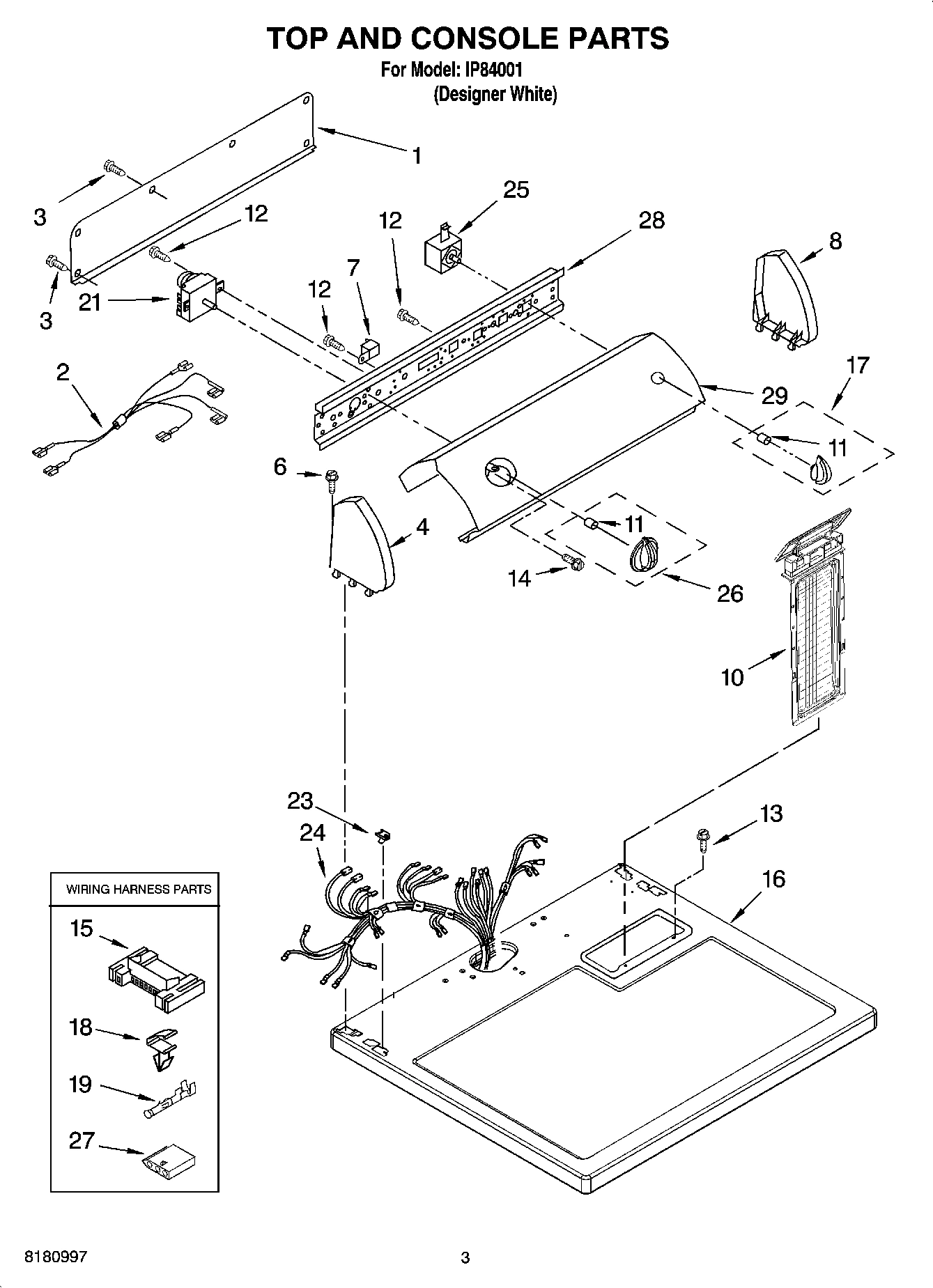 02 - TOP AND CONSOLE PARTS