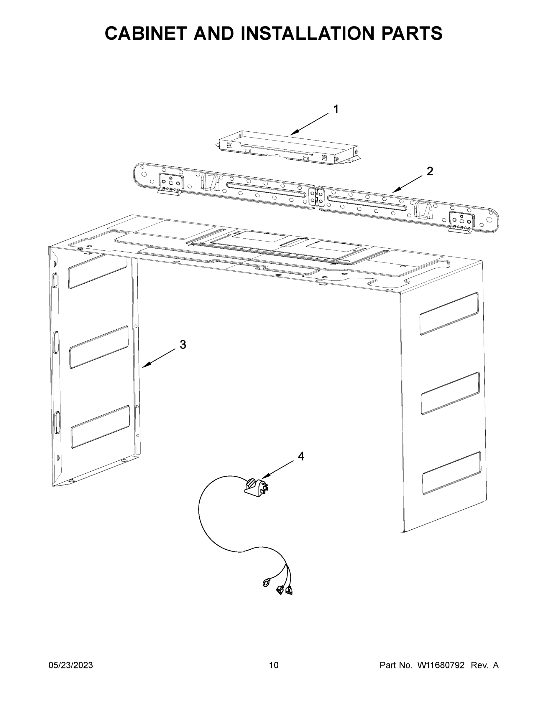 06 - CABINET AND INSTALLATION PARTS