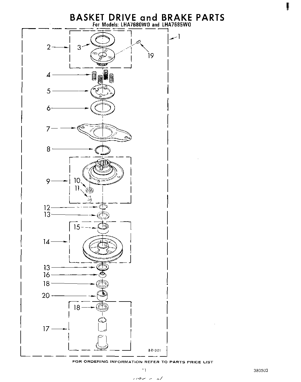 08 - BASKET DRIVE AND BRAKE