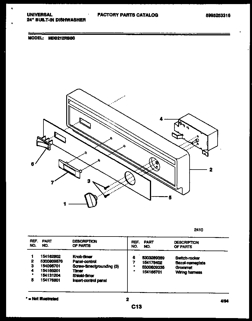 02 - CONSOLE AND CONTROL PARTS