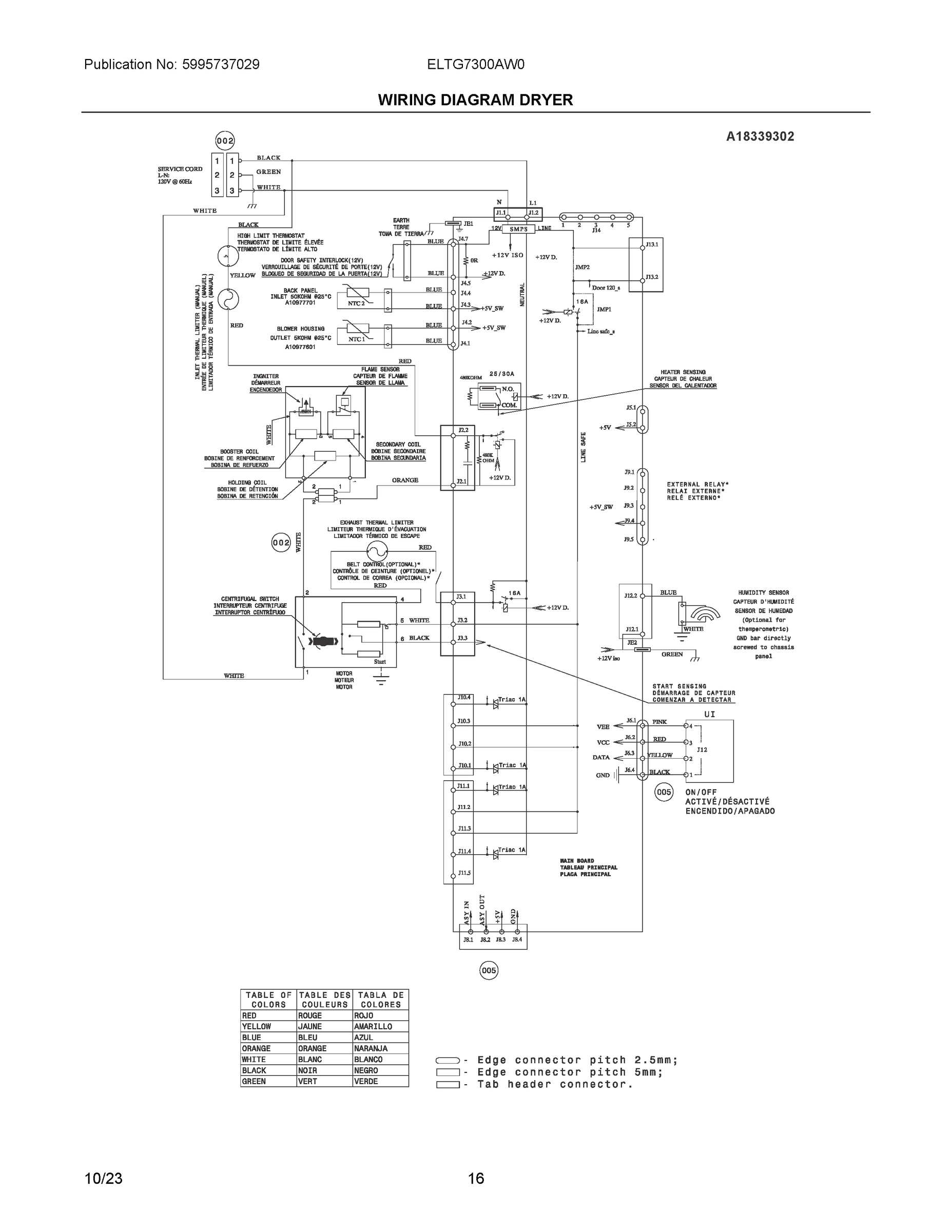 07 - WIRING DIAGRAM DRYER