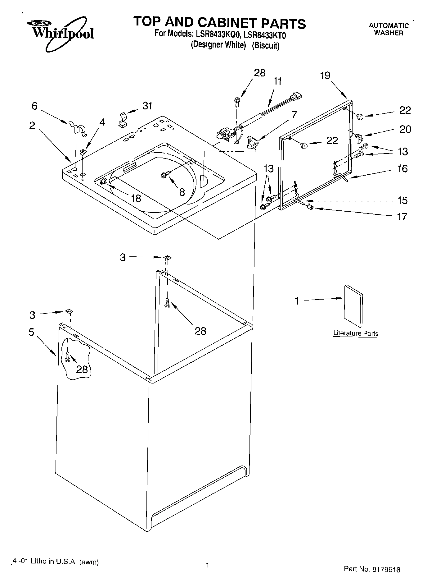 01 - TOP AND CABINET, LITERATURE