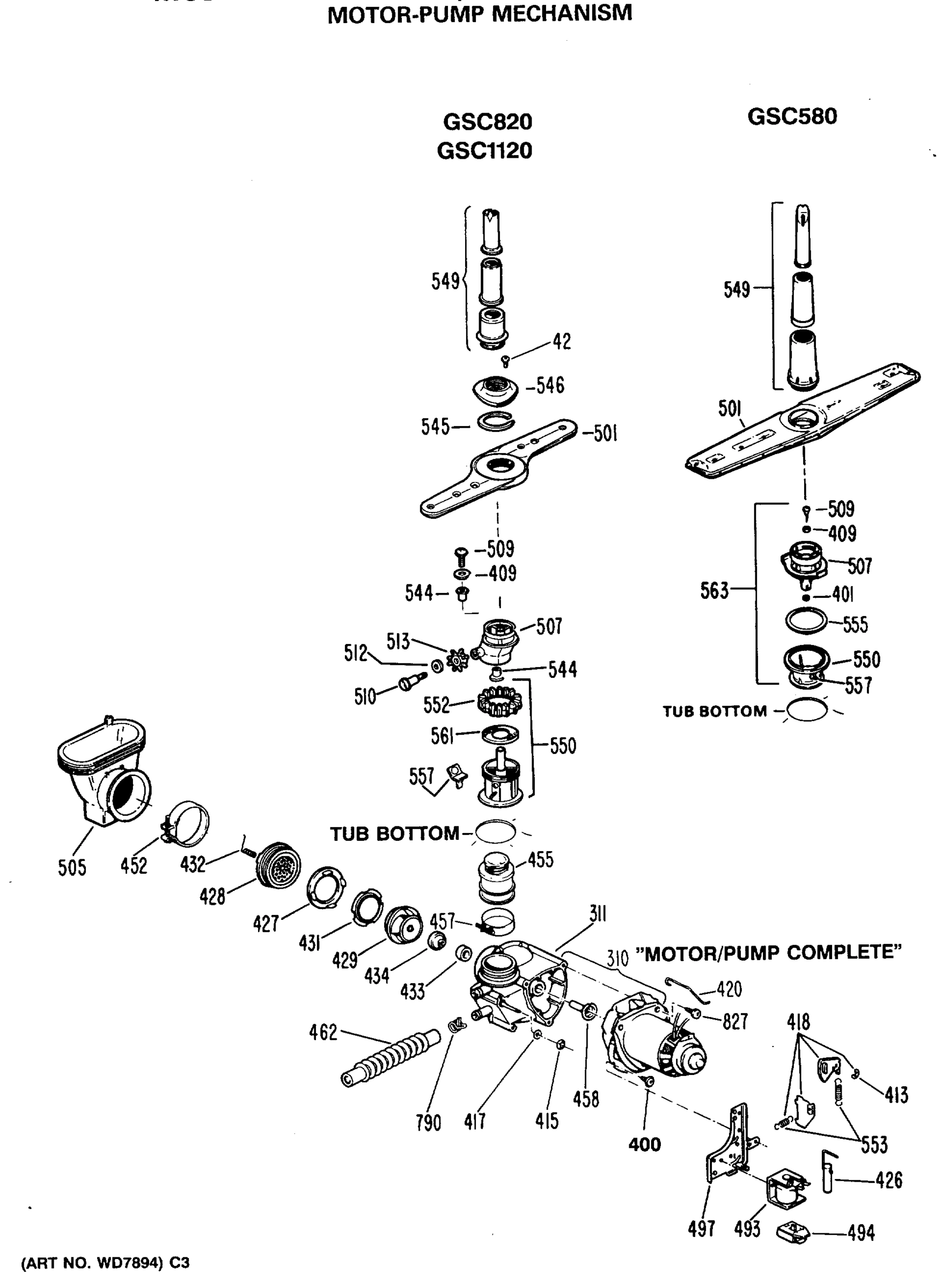 MOTOR-PUMP MECHANISM