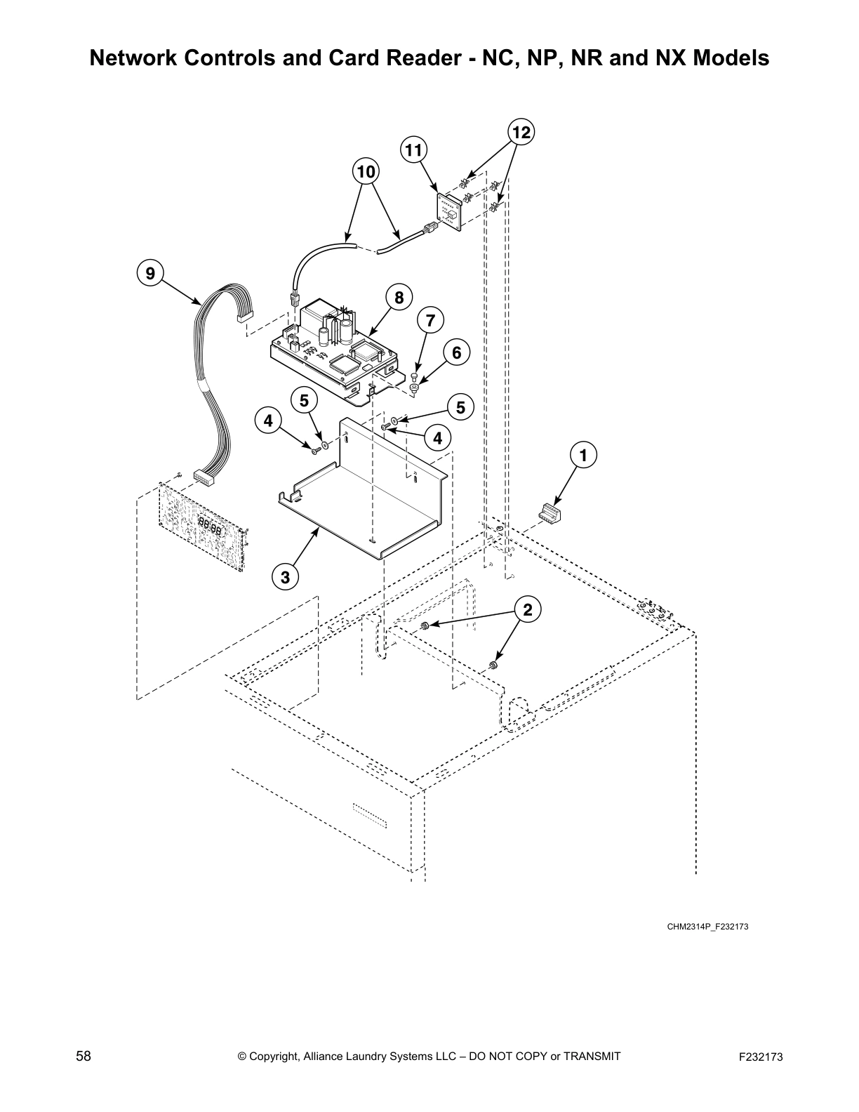 Network Controls and Card Reader - NC, NP, NR and NX Models