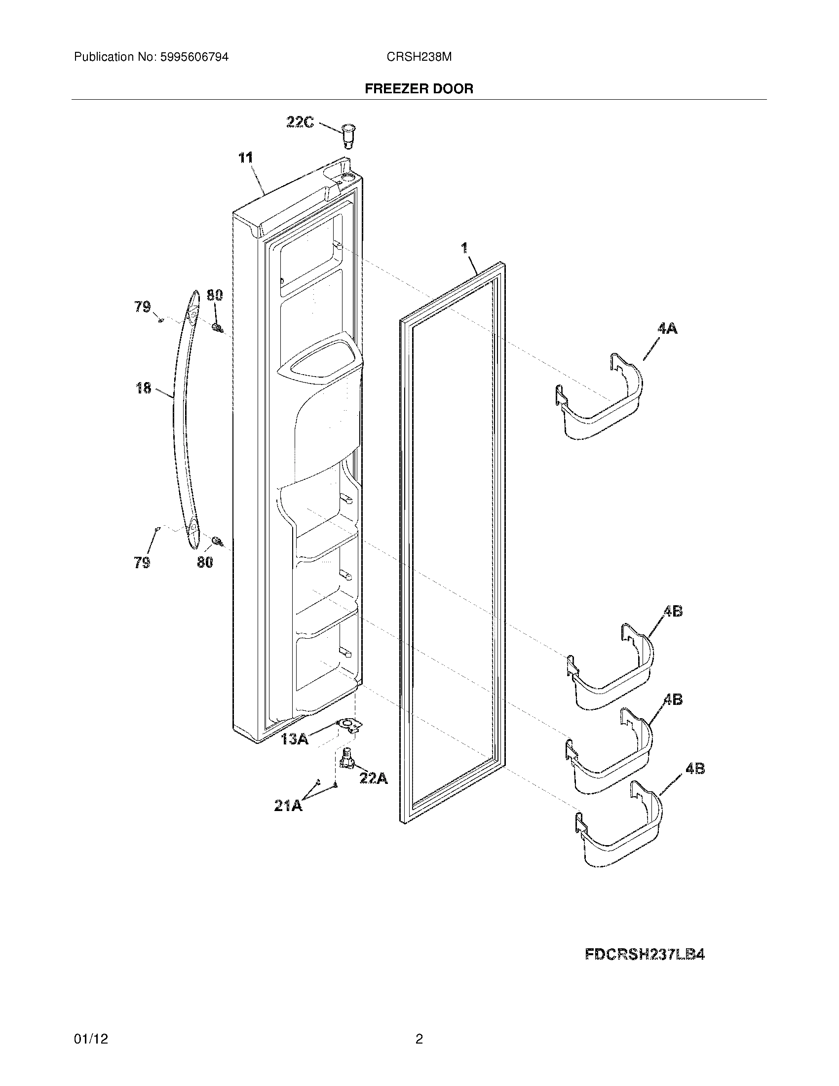 03 - FREEZER DOOR