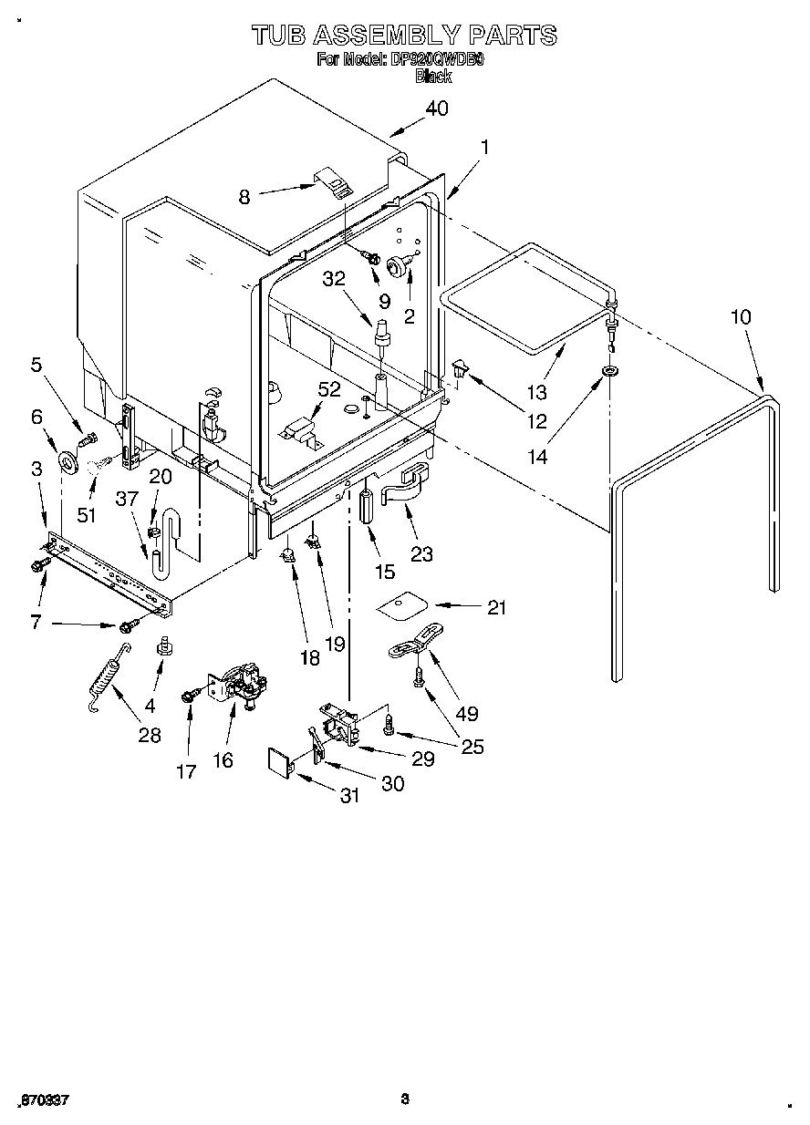 03 - TUB ASSEMBLY