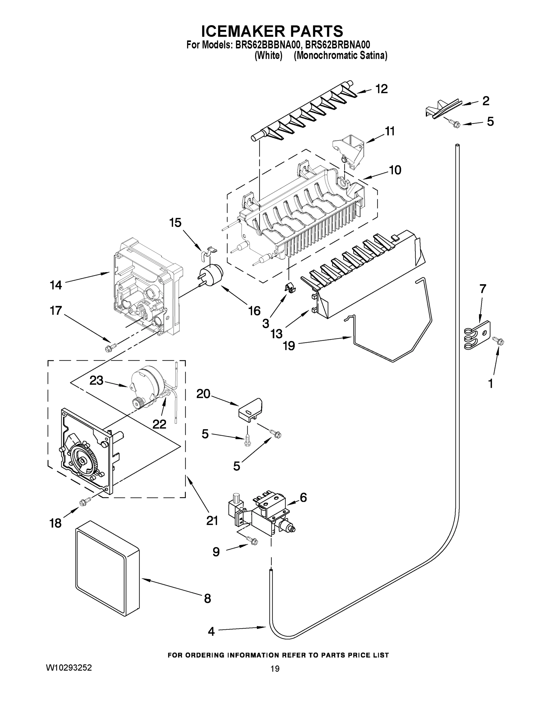 12 - ICEMAKER PARTS