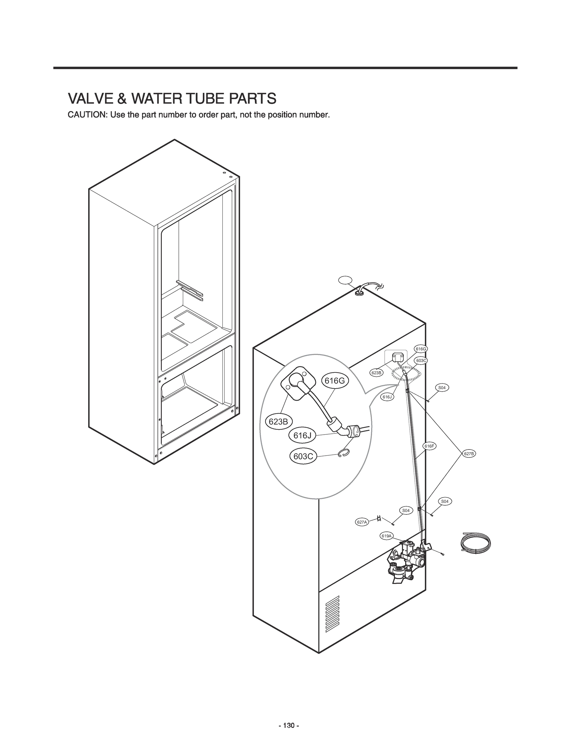 VALVE & WATER TUBE PARTS