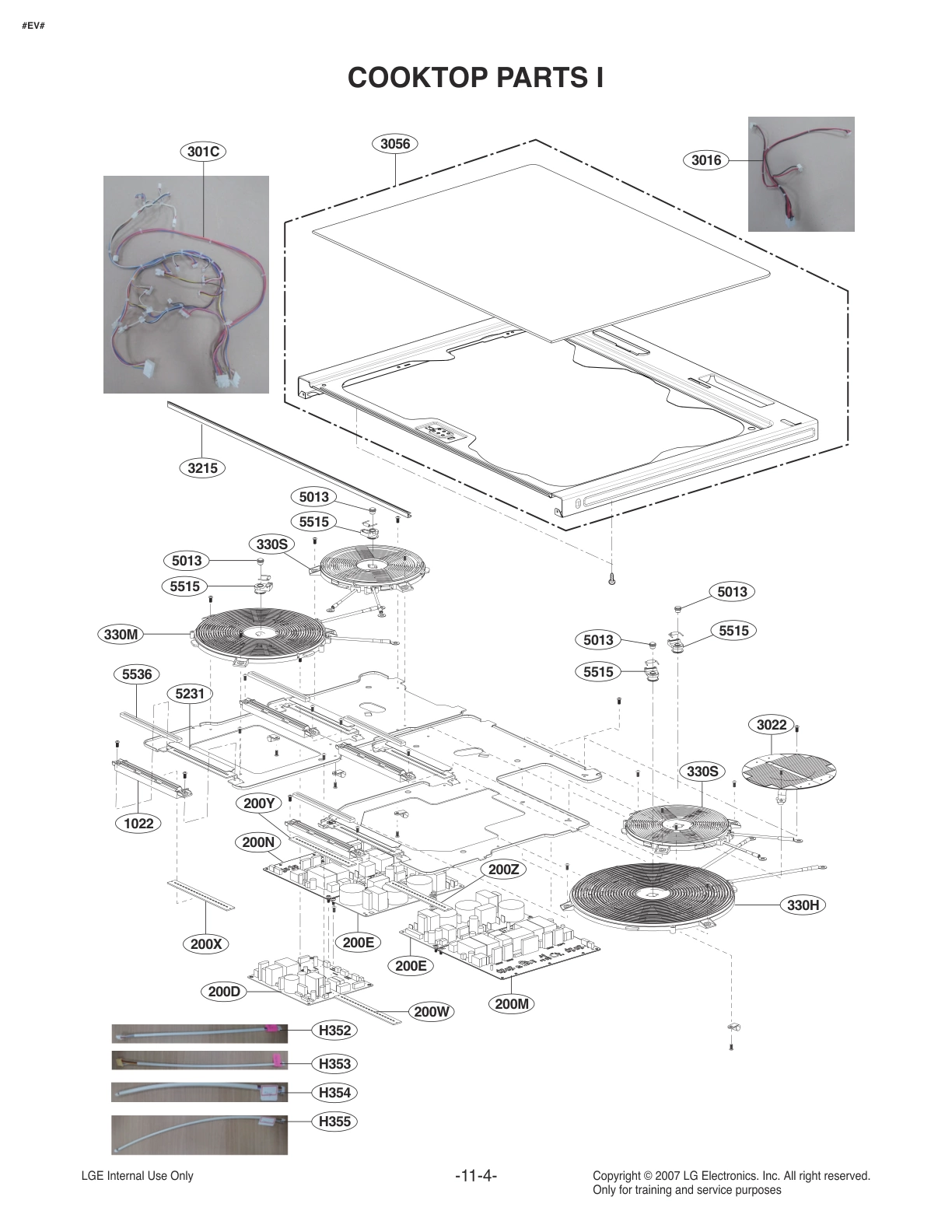 COOKTOP PARTS