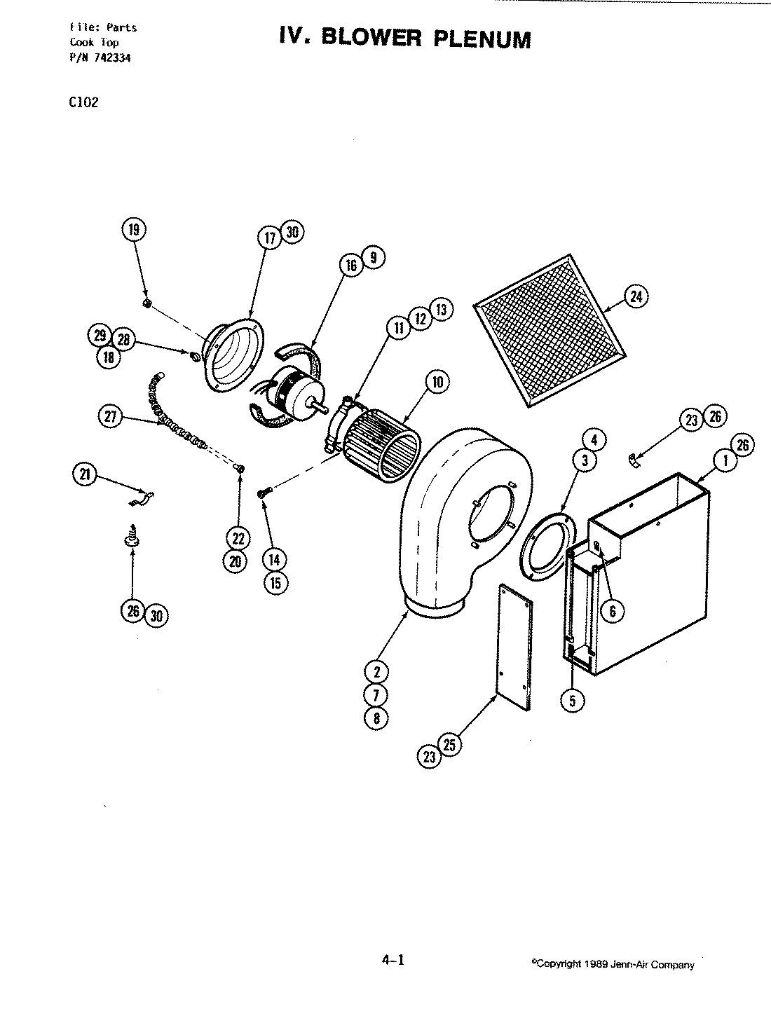 01 - BLOWER PLENUM