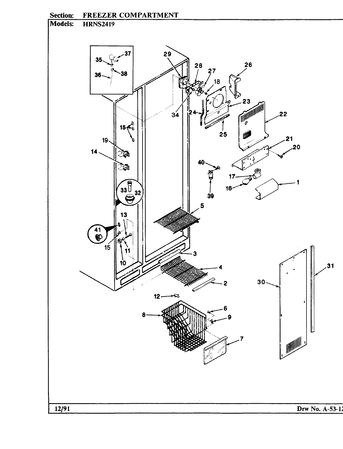 01 - FREEZER COMPARTMENT