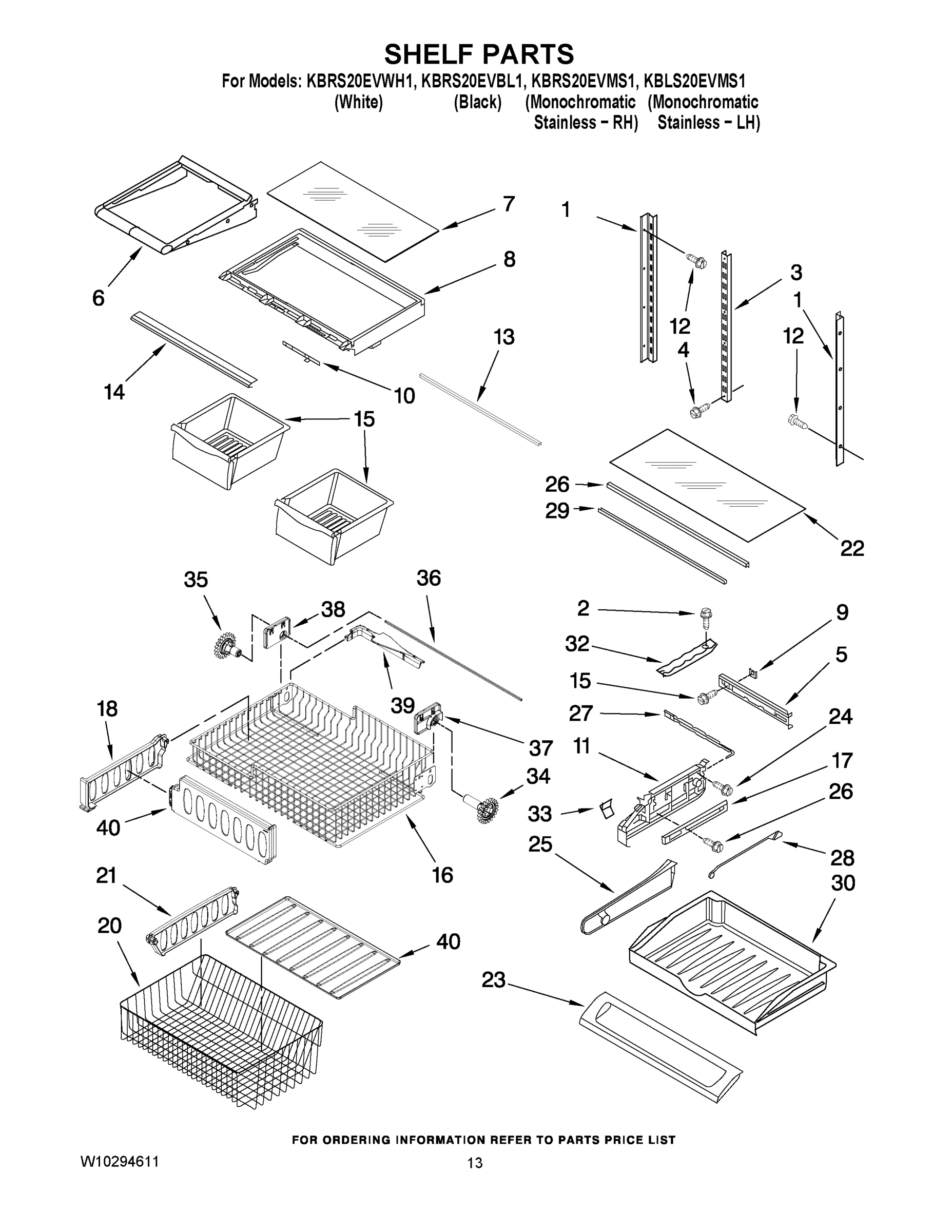 07 - SHELF PARTS