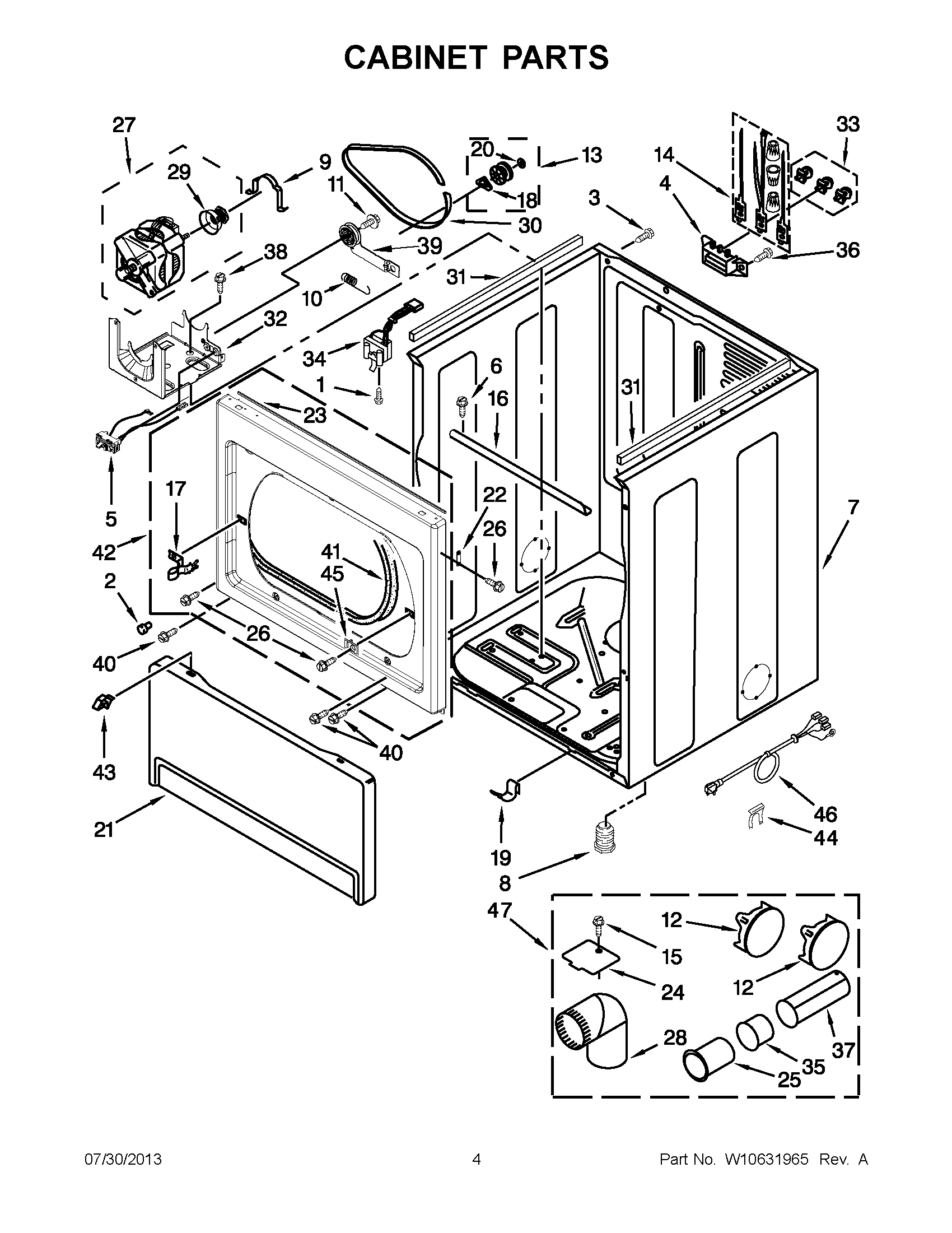 02 - CABINET PARTS