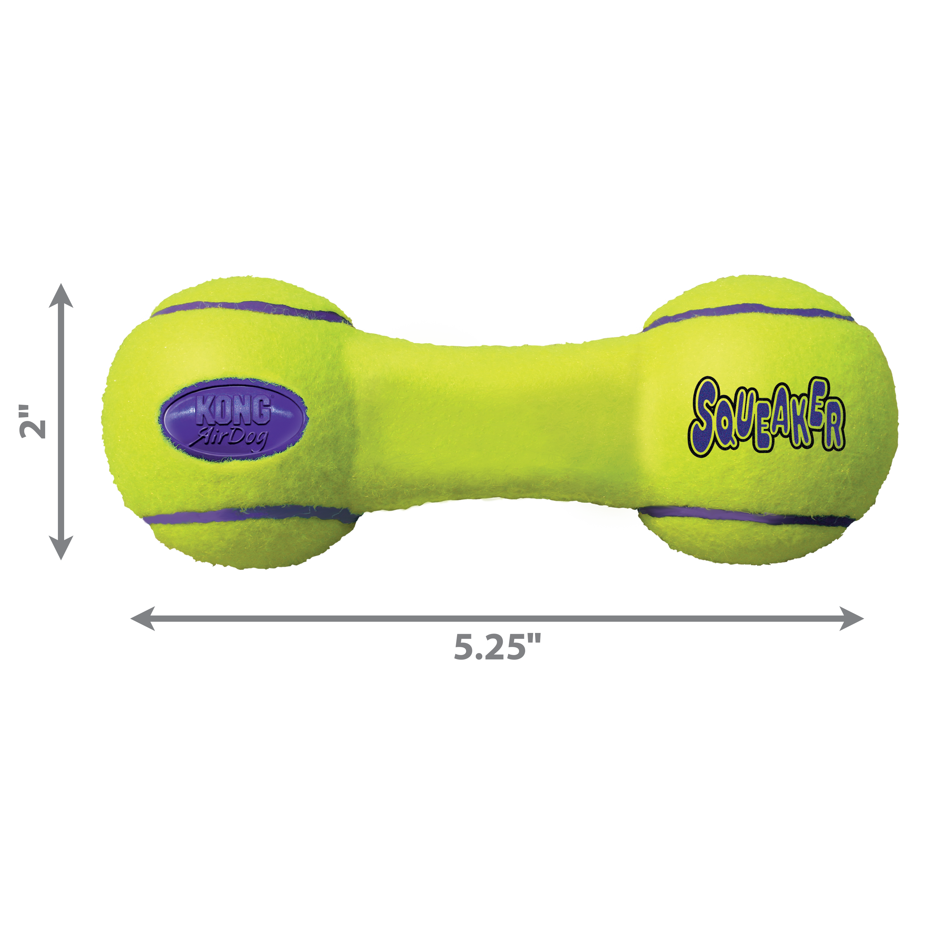 AirDog Squeaker Dumbbell dimoffpack product image