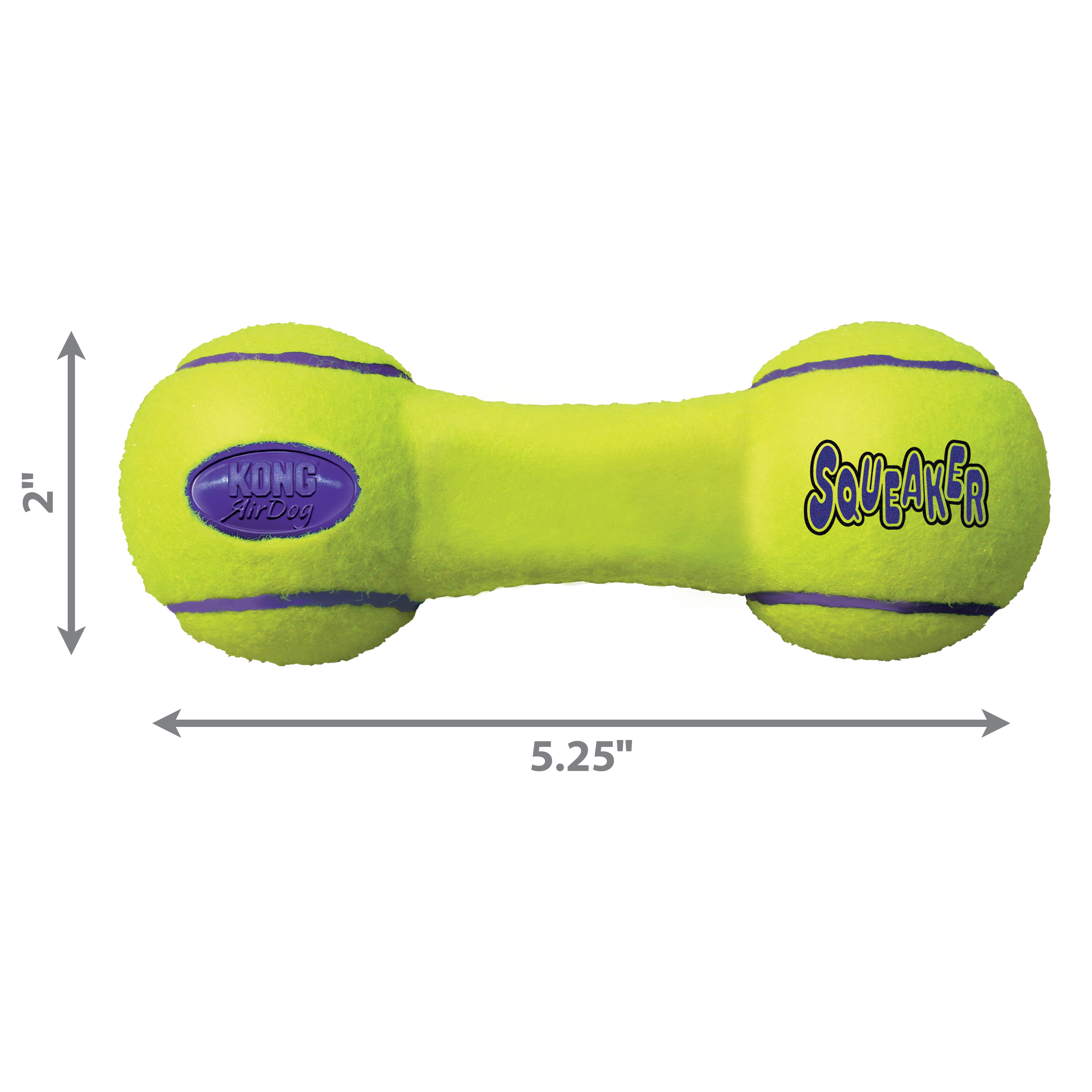 AirDog Squeaker Dumbbell dimoffpack produktbillede