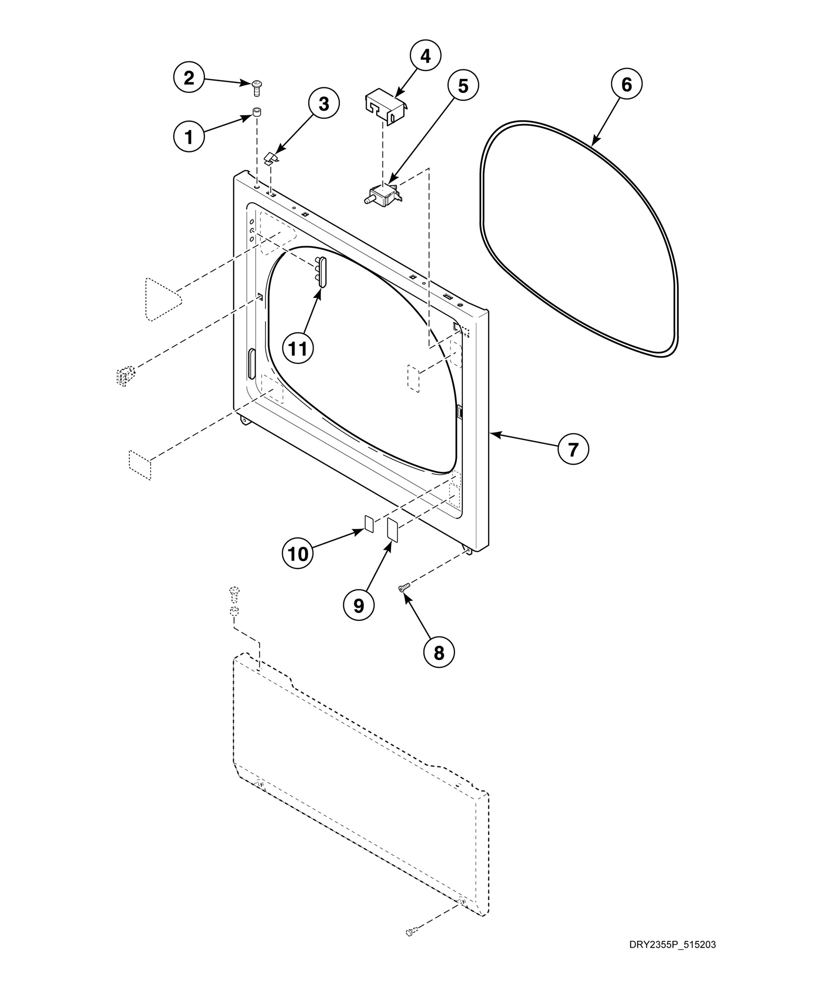 Front Panel and Seal