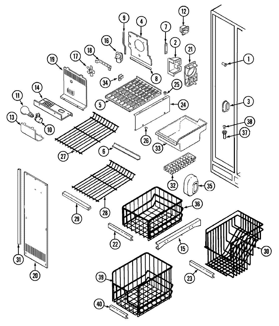 01 - FREEZER COMPARTMENT
