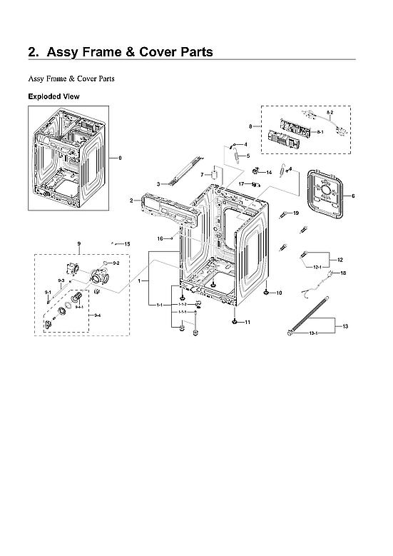 Frame & Cover Parts Assembly