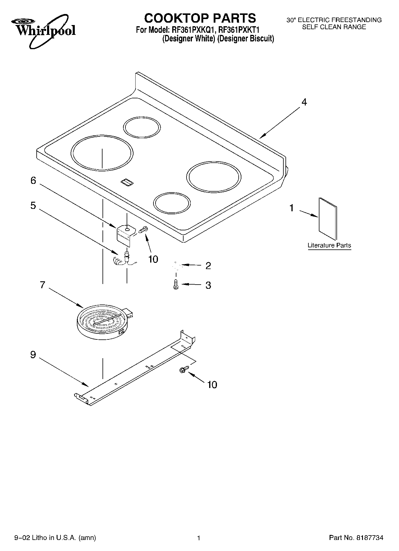 01 - COOKTOP, LITERATURE