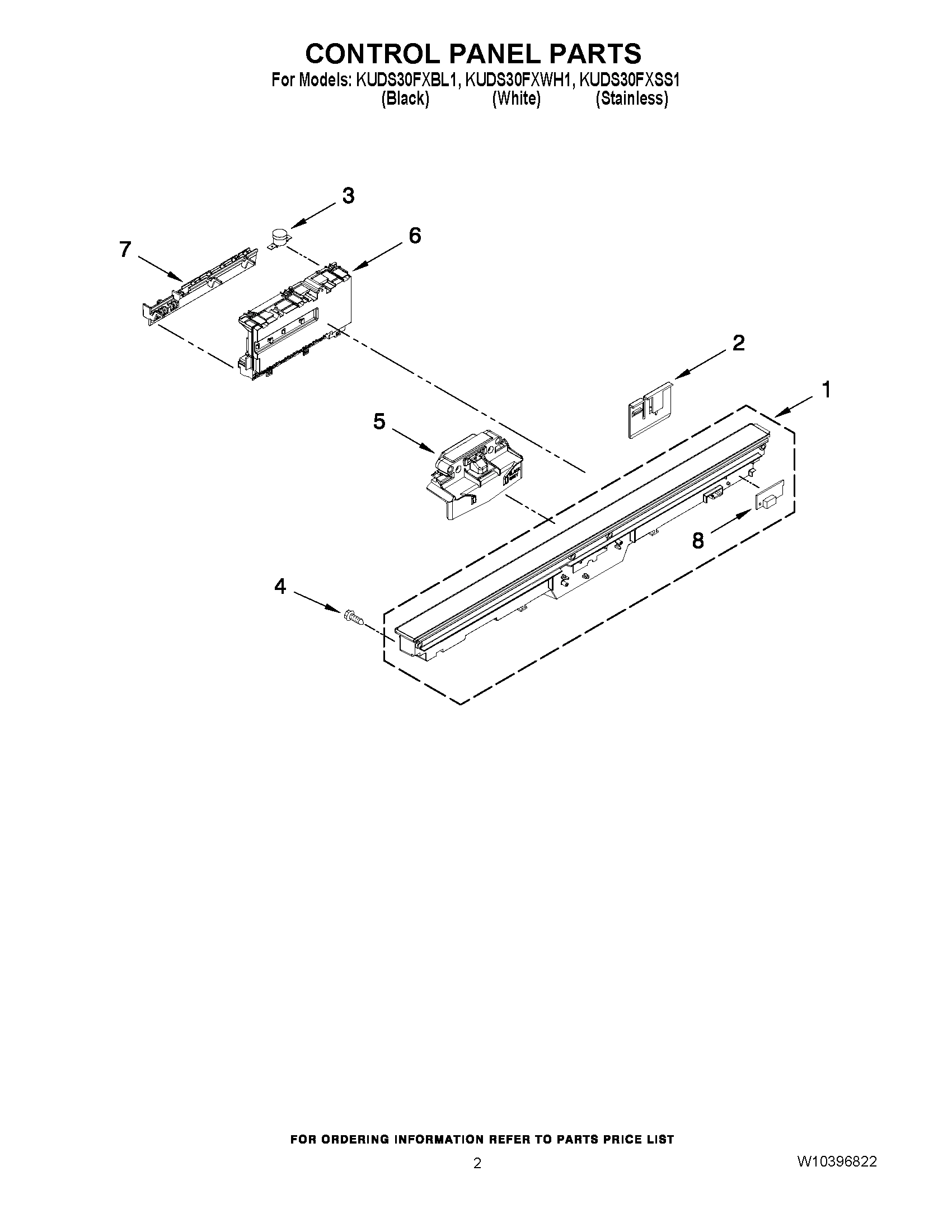 02 - CONTROL PANEL PARTS