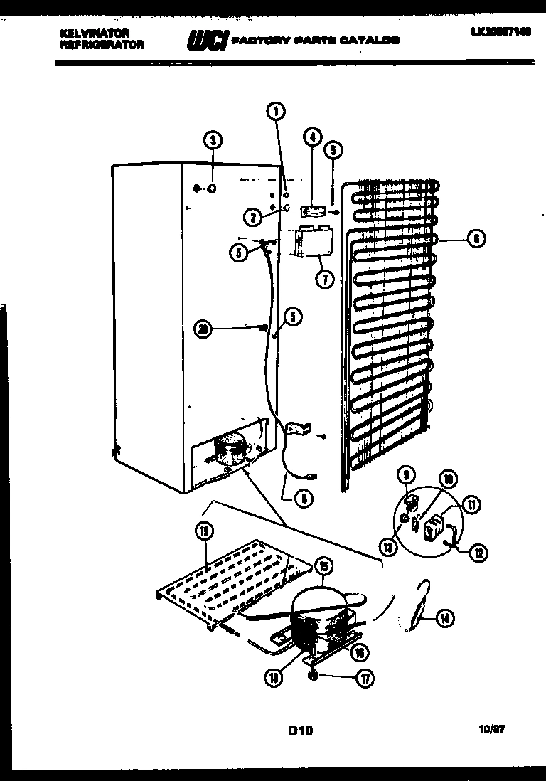 07 - SYSTEM AND AUTOMATIC DEFROST PARTS