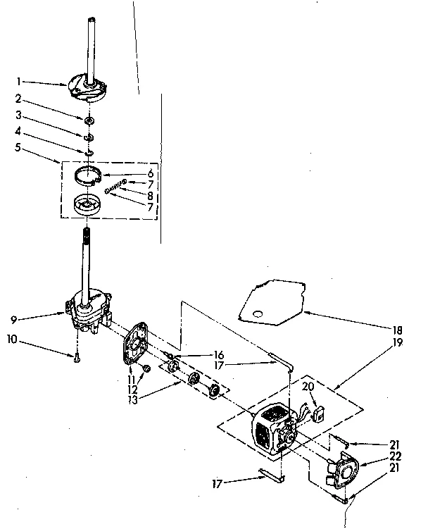 BRAKE, CLUTCH, GEARCASE, MOTOR AND PUMP PARTS