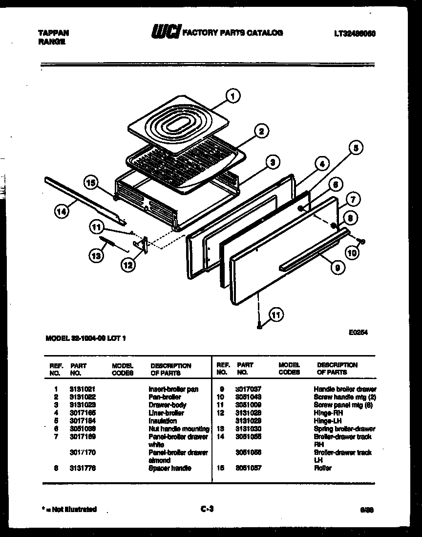07 - BROILER DRAWER PARTS