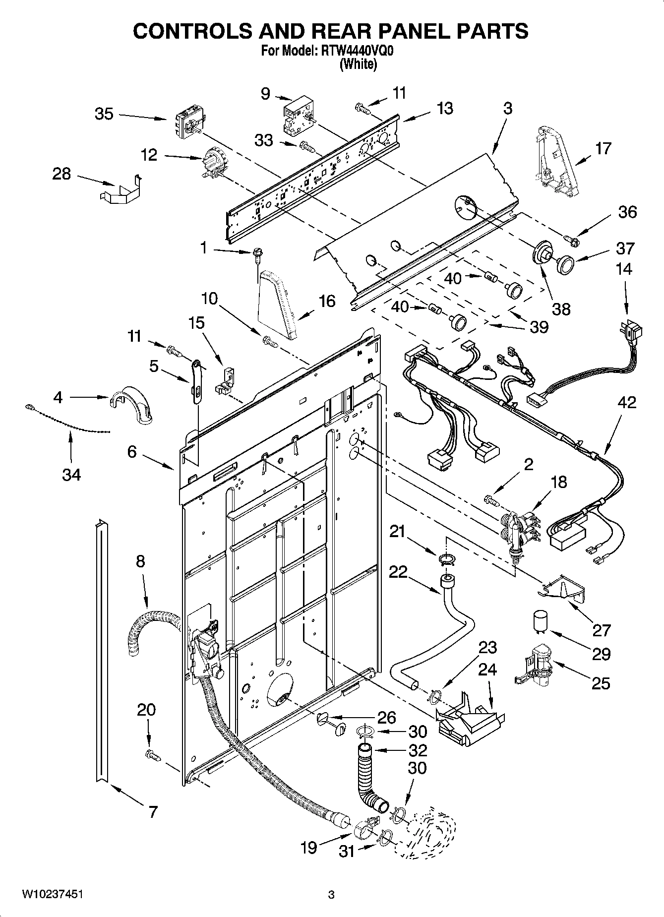 02 - CONTROLS AND REAR PANEL PARTS
