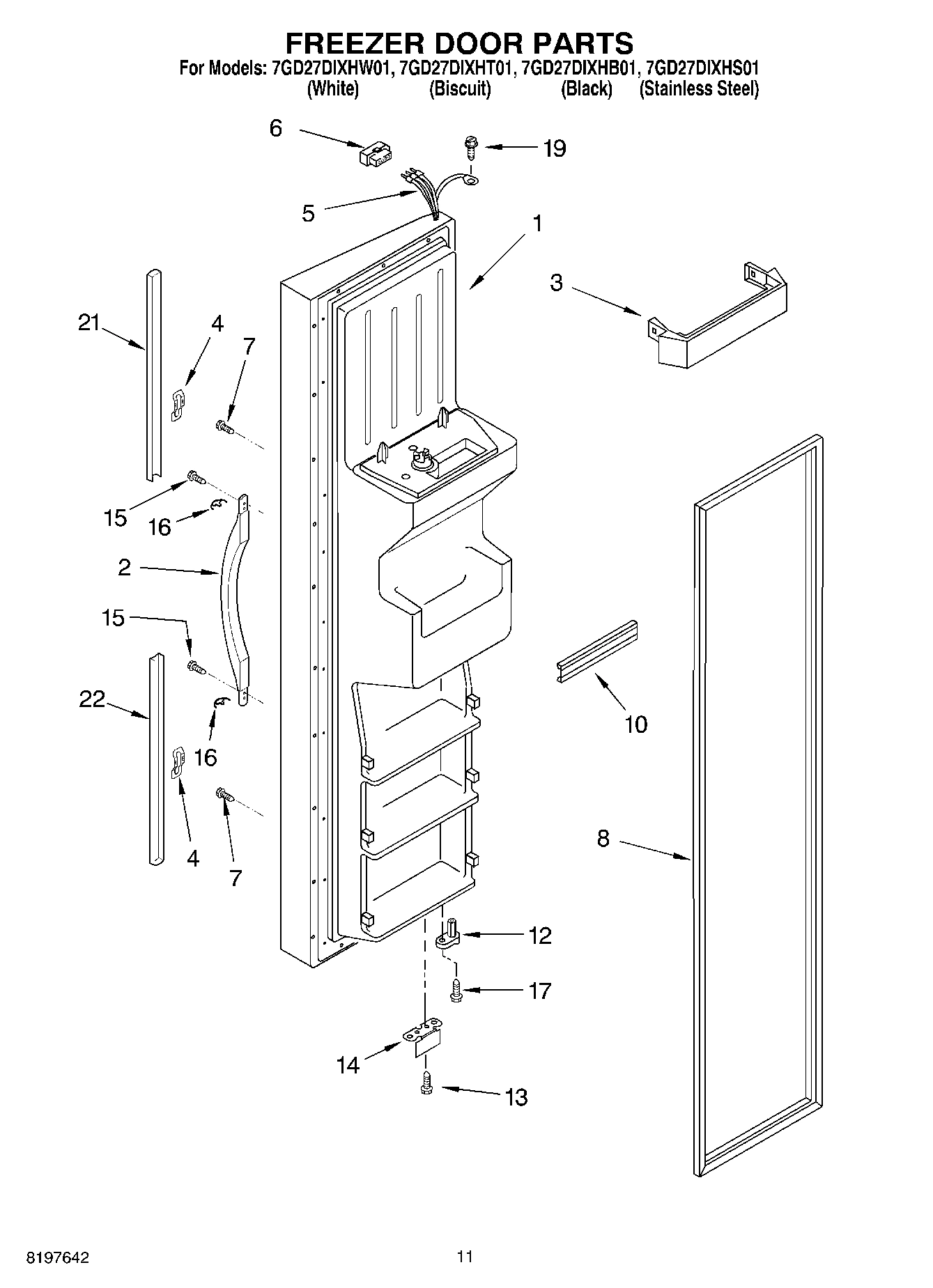 07 - FREEZER DOOR