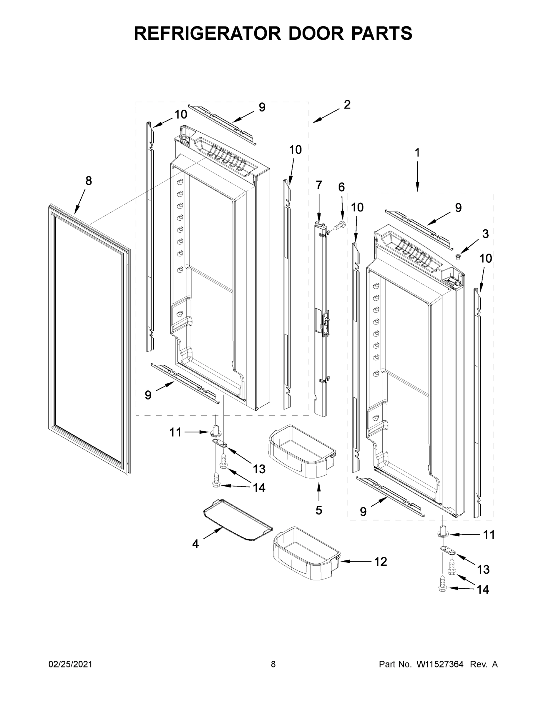 05 - REFRIGERATOR DOOR PARTS