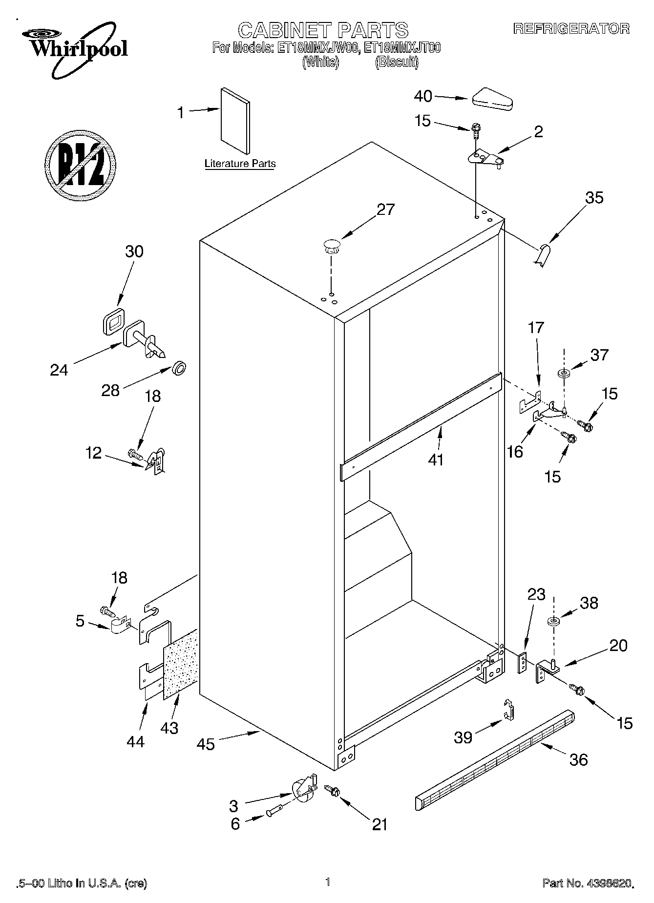 01 - CABINET, LITERATURE