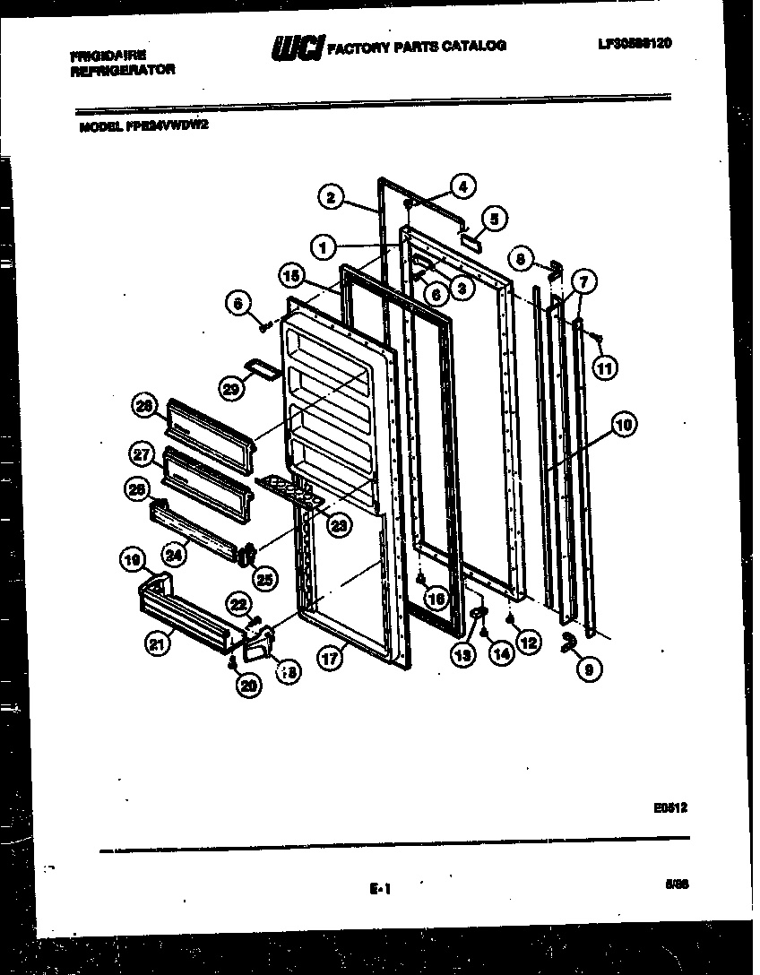 03 - REFRIGERATOR DOOR PARTS