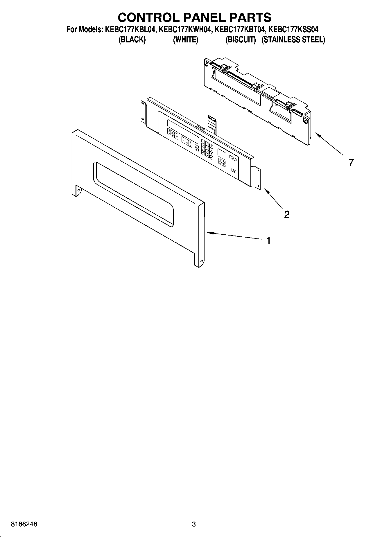 02 - CONTROL PANEL PARTS