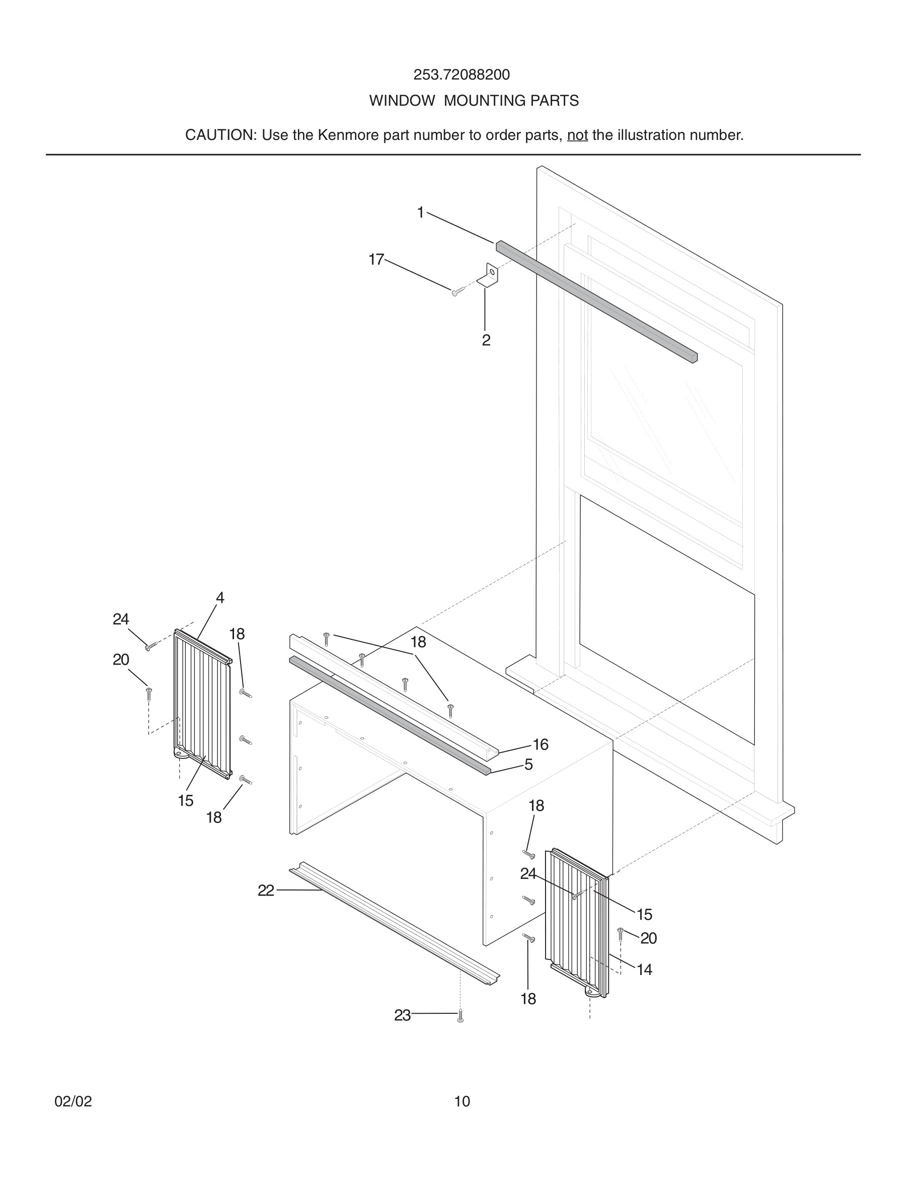 11 - WINDOW MOUNTING PARTS