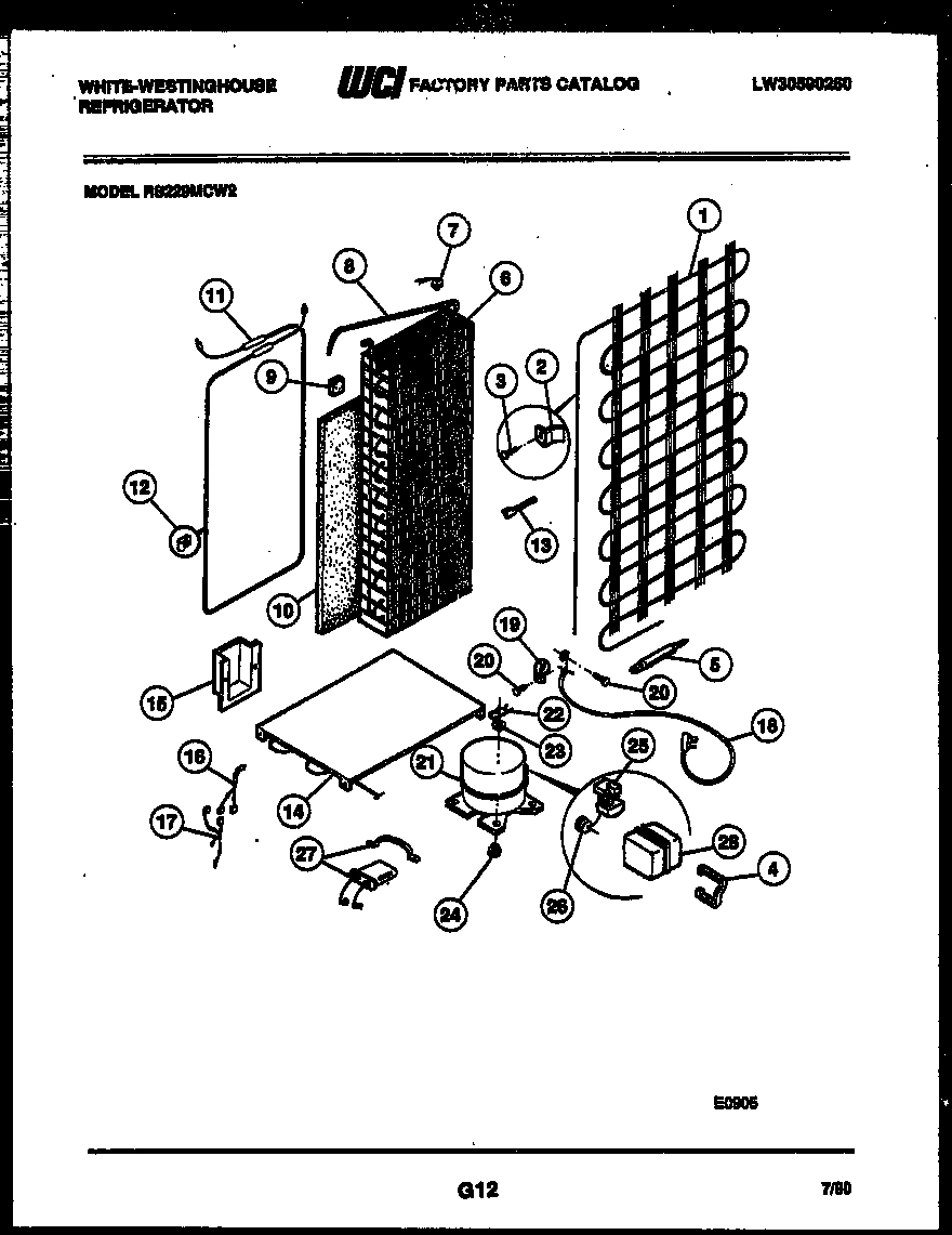 10 - SYSTEM AND AUTOMATIC DEFROST PARTS