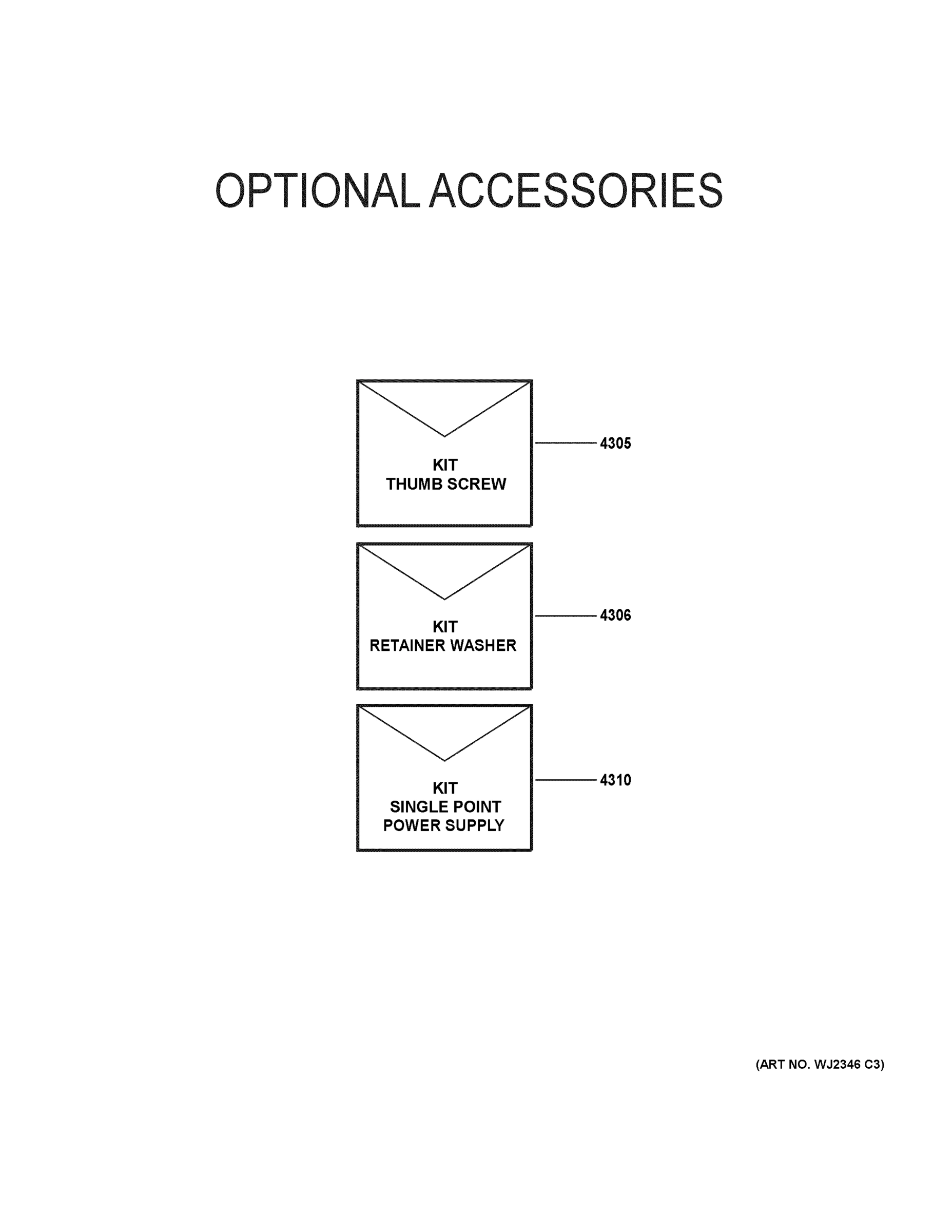 OPTIONAL ACCESSORIES