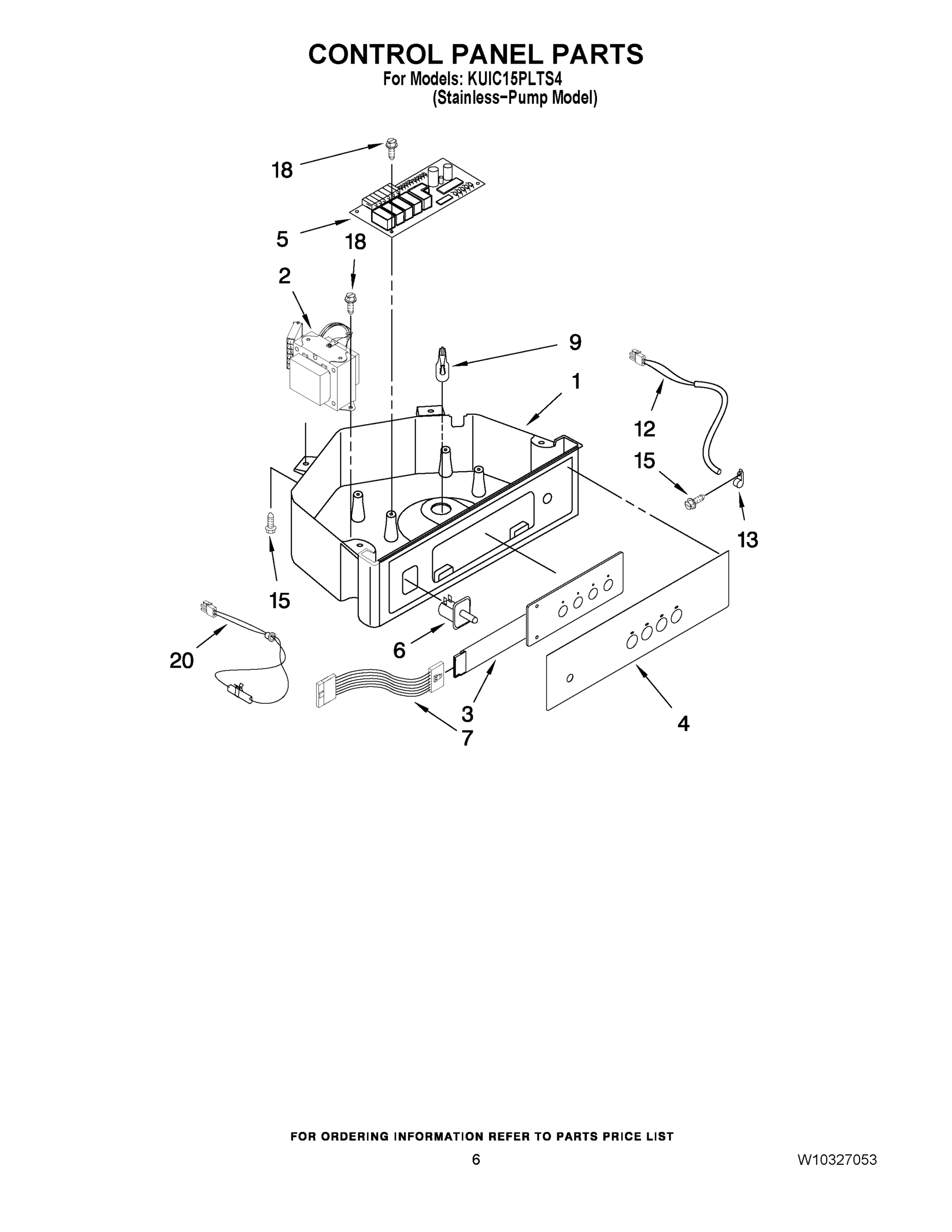 04 - CONTROL PANEL PARTS