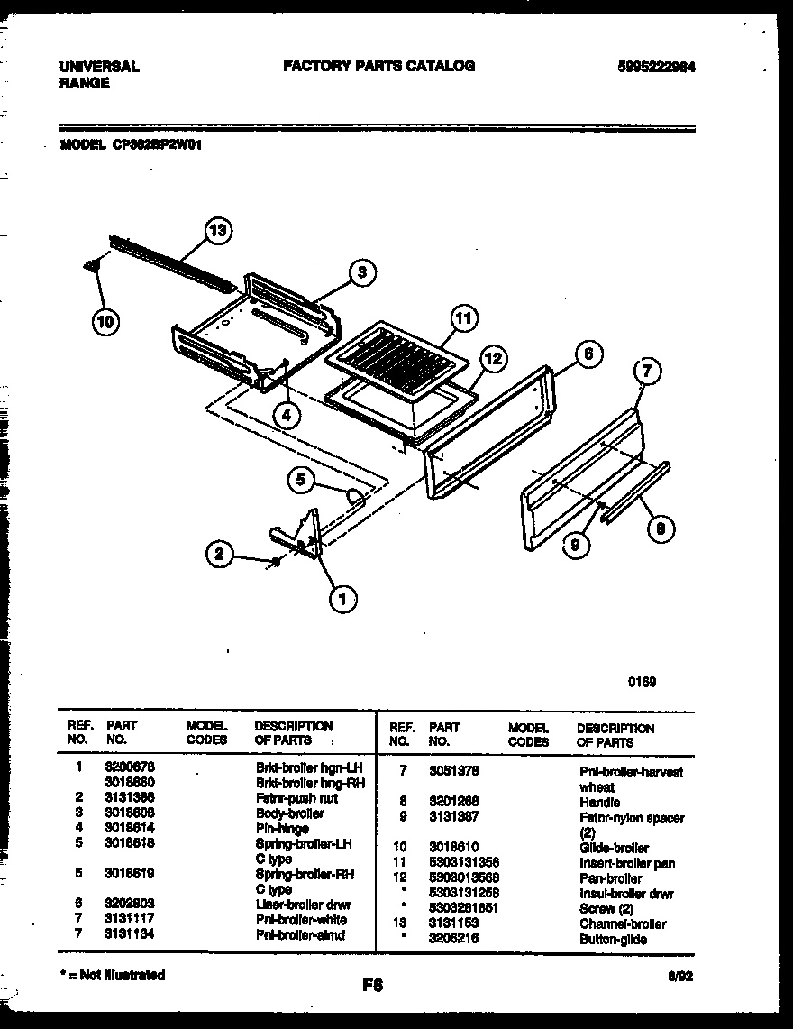 04 - BROILER DRAWER PARTS