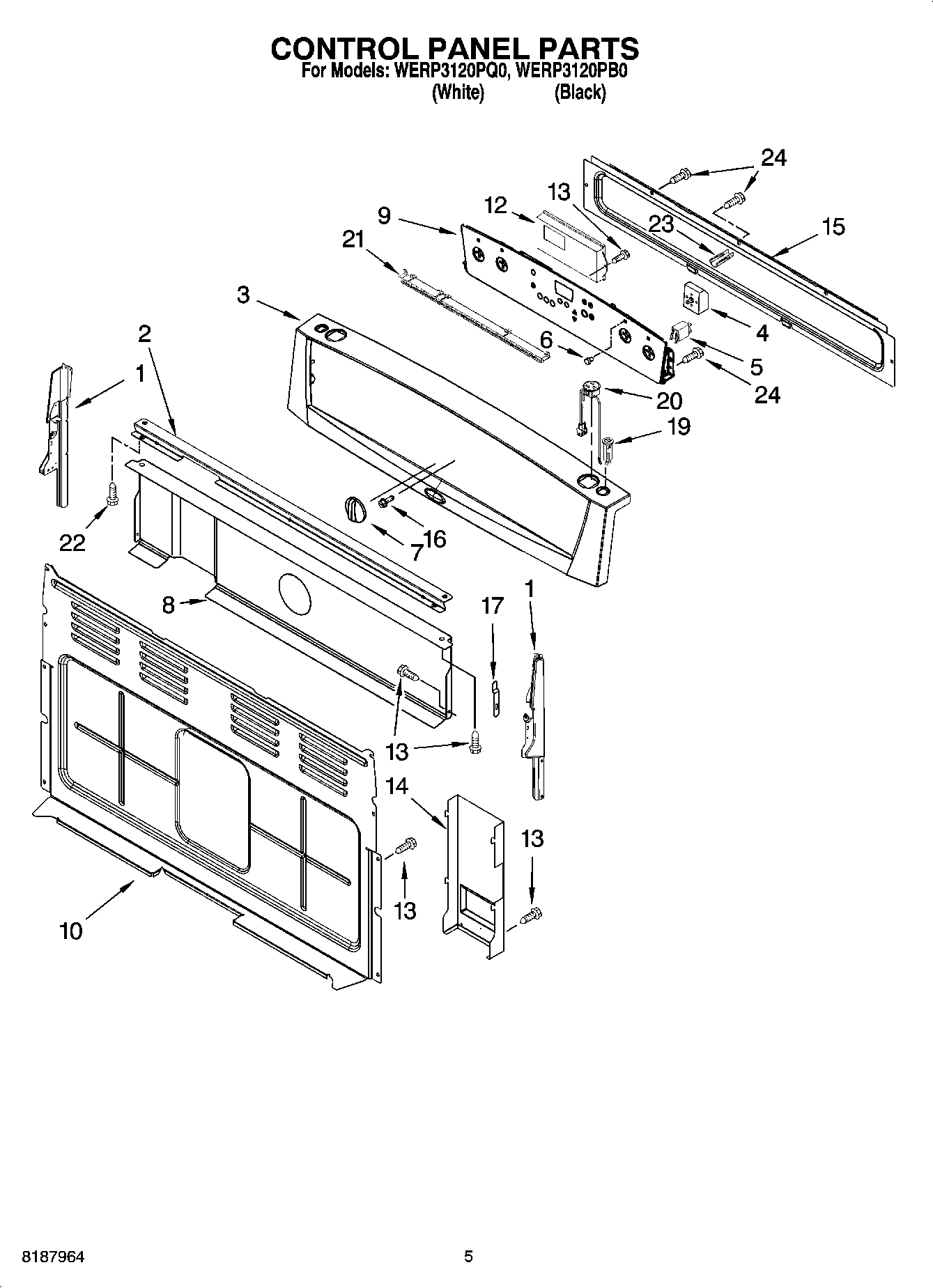 04 - CONTROL PANEL PARTS