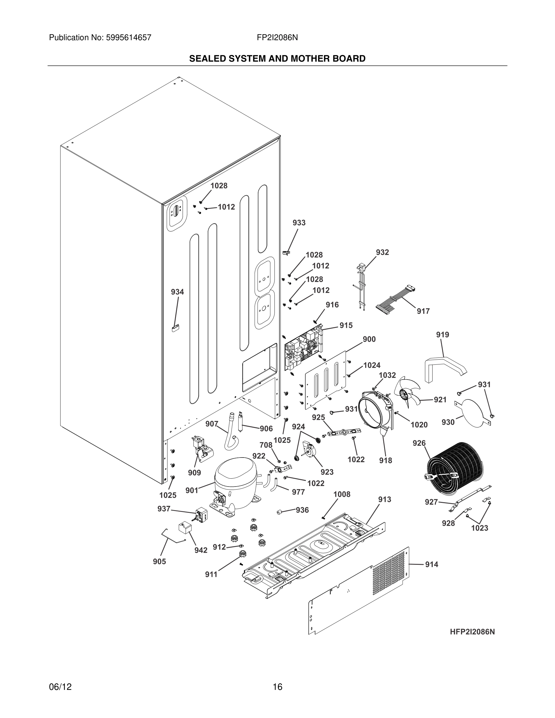 17 - SEALED SYSTEM AND MOTHER BOARD