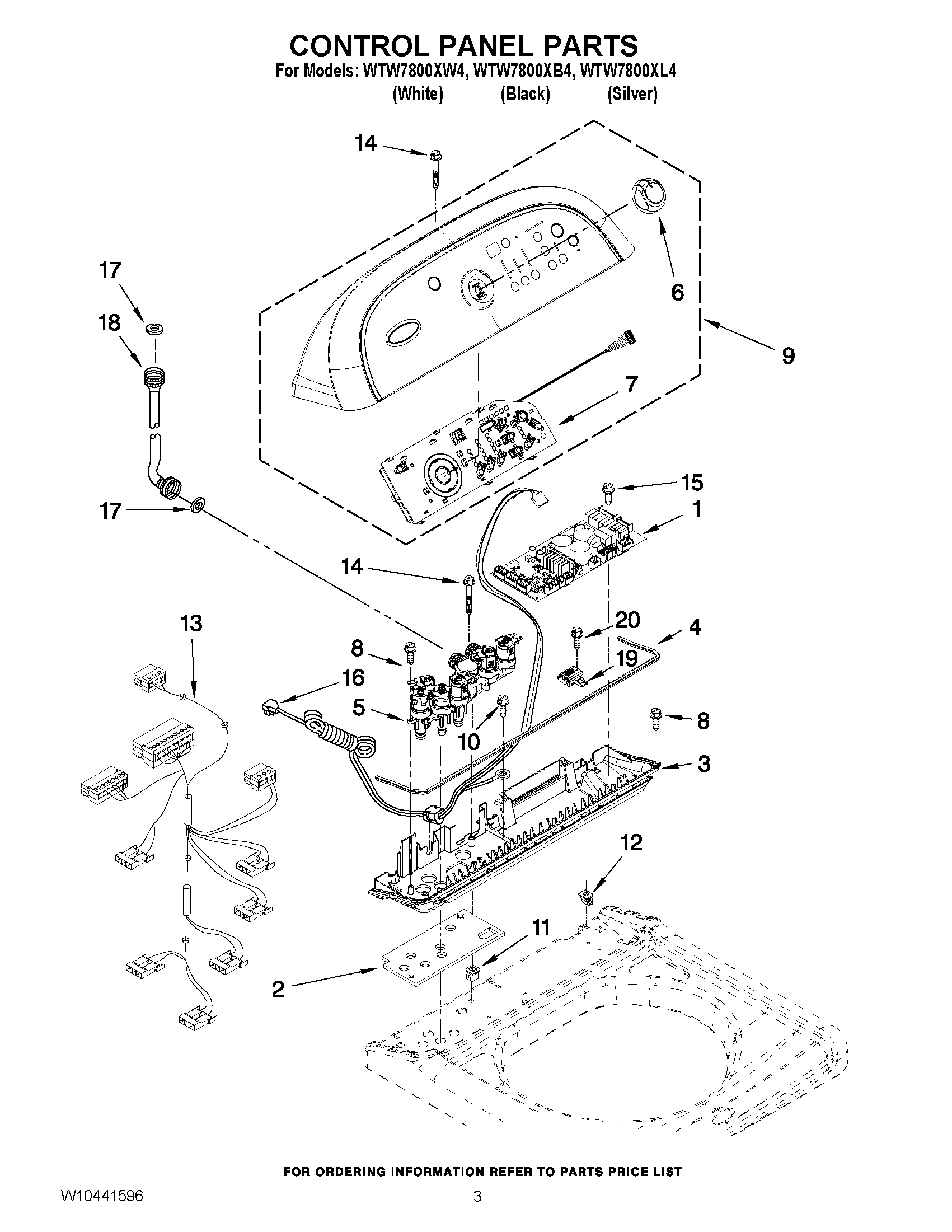 02 - CONTROL PANEL PARTS