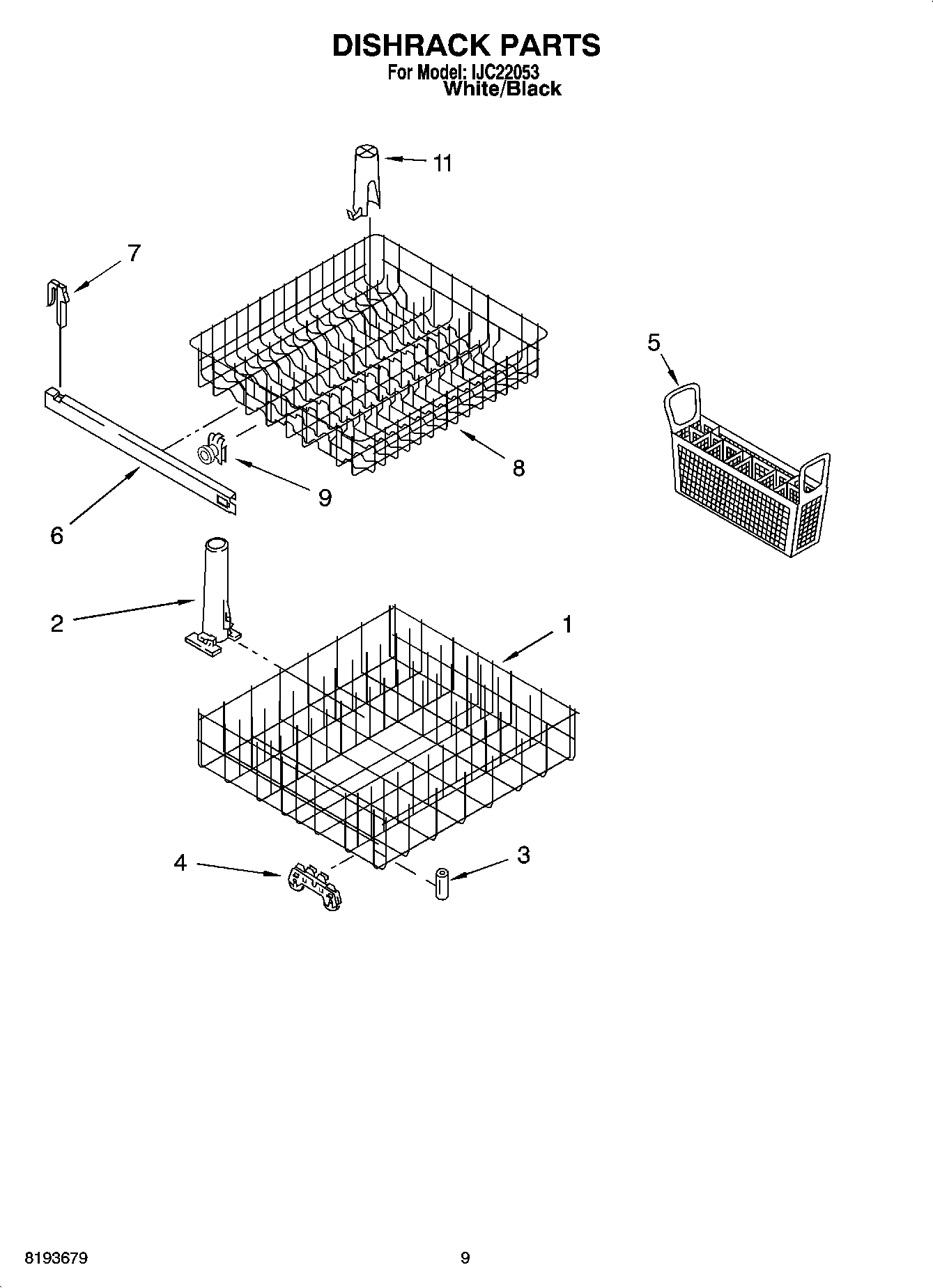 07 - DISHRACK PARTS