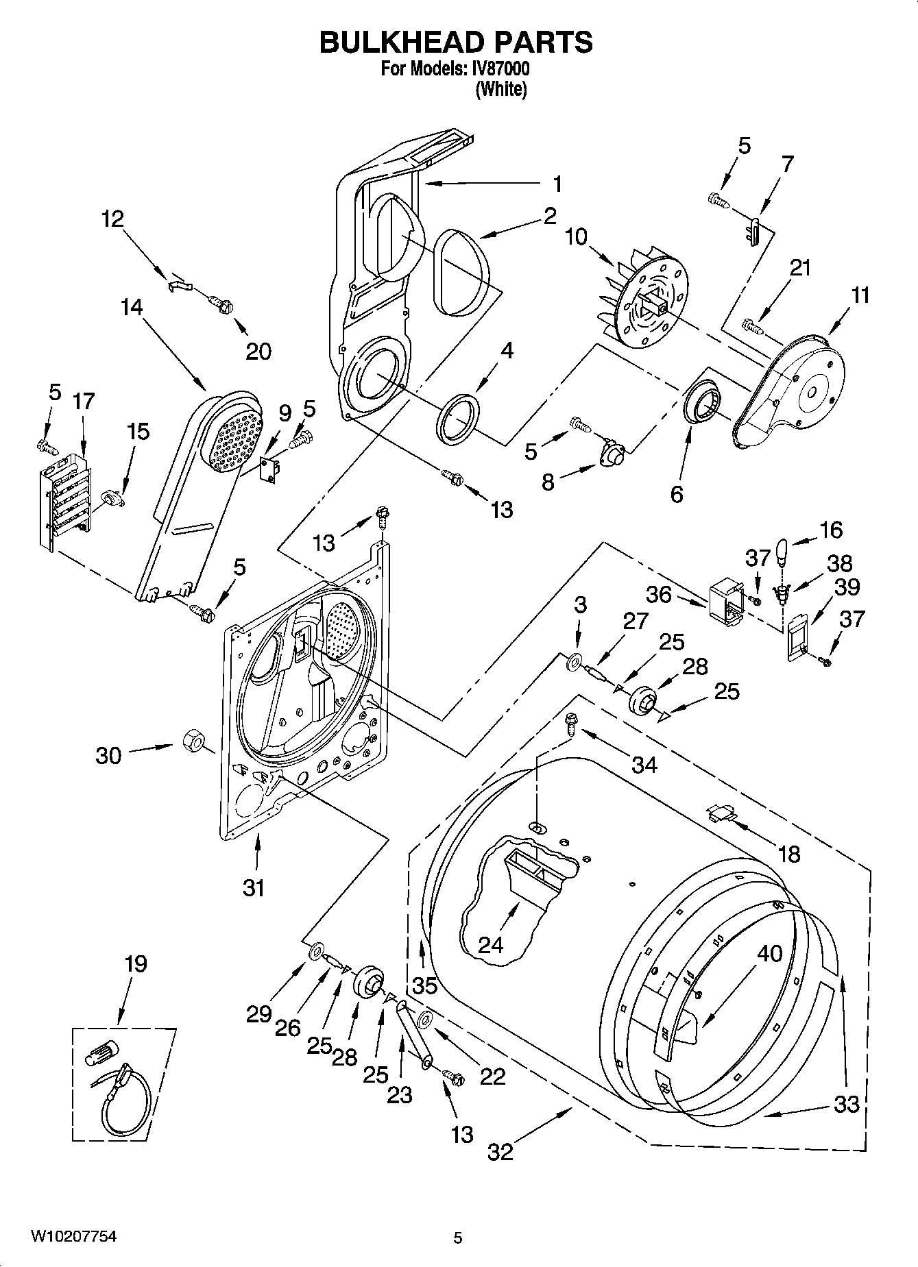 03 - BULKHEAD PARTS, OPTIONAL PARTS (NOT INCLUDED)