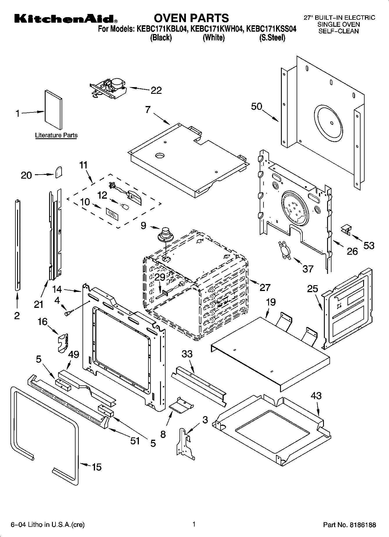 01 - OVEN PARTS