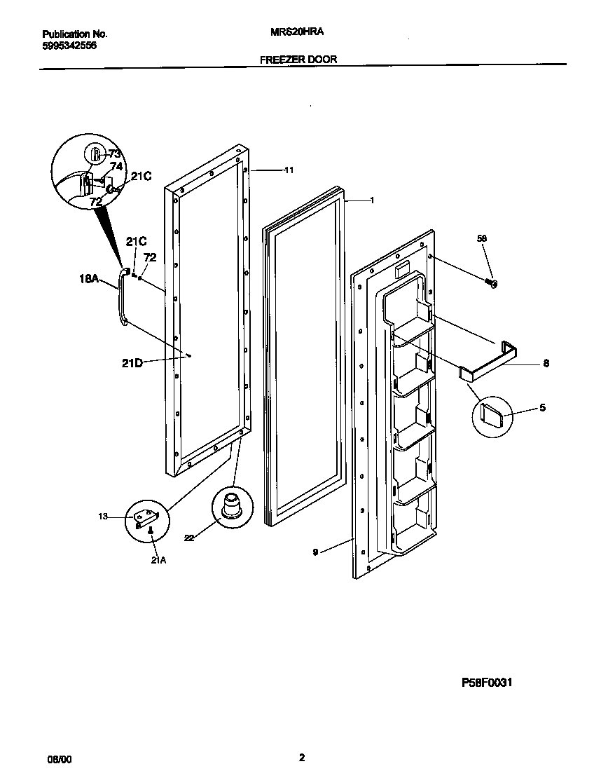 02 - FREEZER DOOR