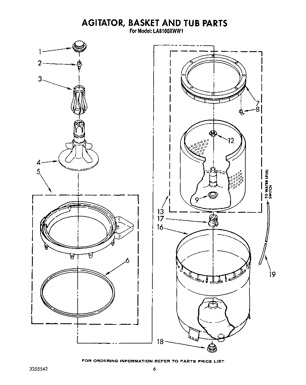 05 - AGITATOR, BASKET AND TUB