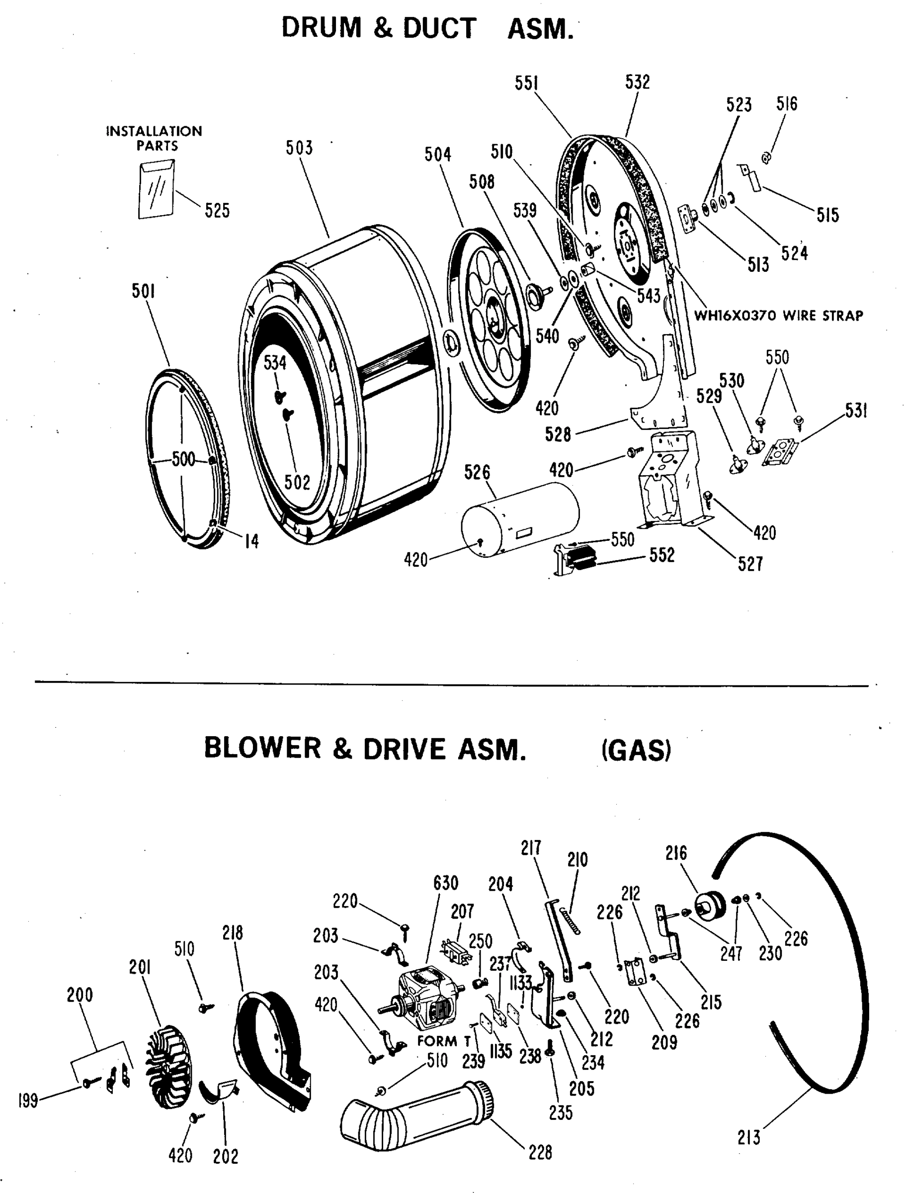 DRUM & DUCT ASM.