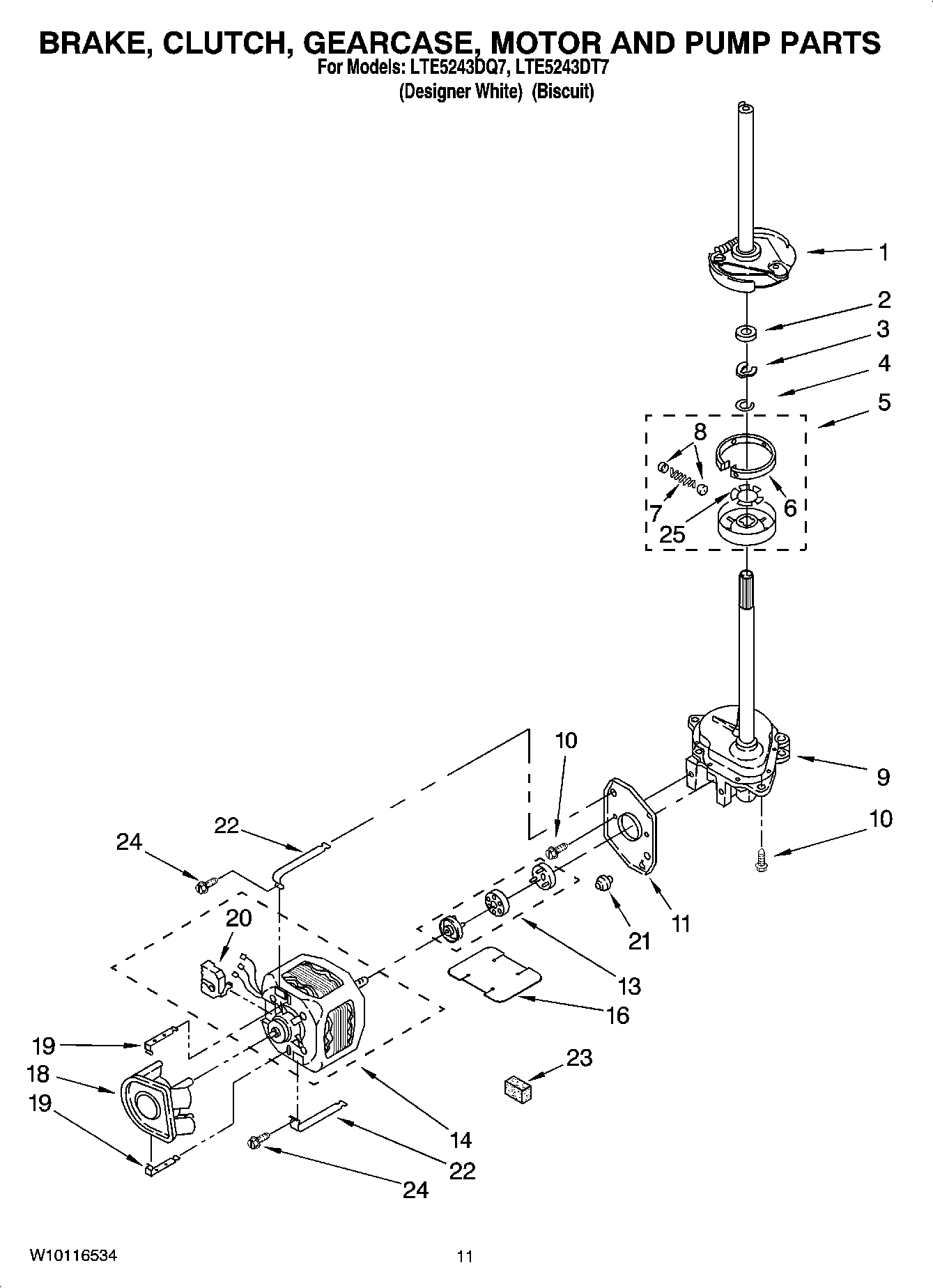 08 - BRAKE, CLUTCH, GEARCASE, MOTOR AND PUMP PARTS